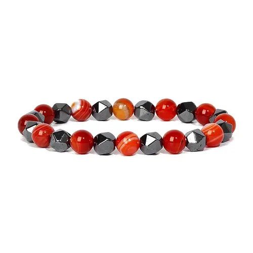 Jewelry Hematite beads Bracelet Size ONE SIZE - 4 Thumbnail