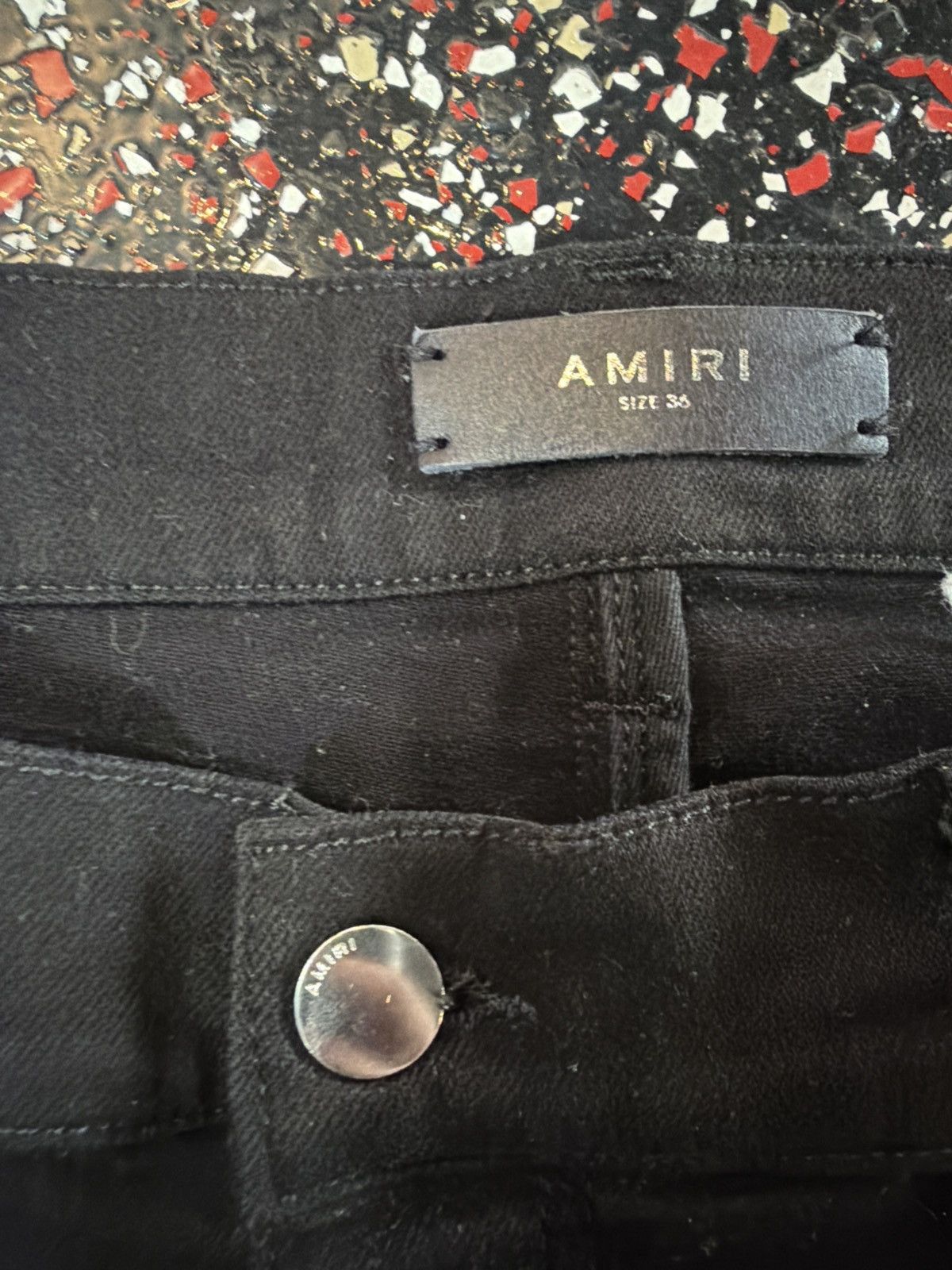Amiri Amiri Black Crossbone Jeans Size US 36 / EU 52 - 3 Thumbnail