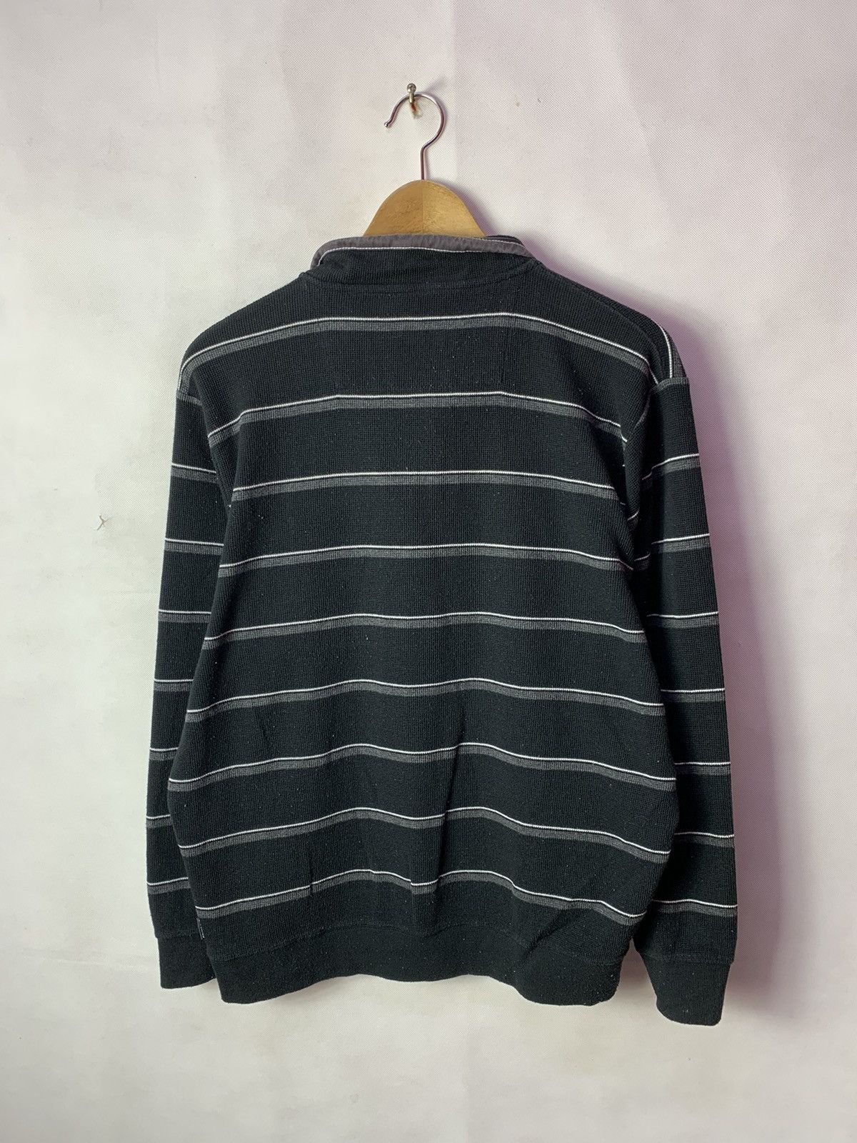 K-Swiss 🔥 Vintage K Swiss Half Zipper Stripes Tee Size US L / EU 52-54 / 3 - 5 Thumbnail