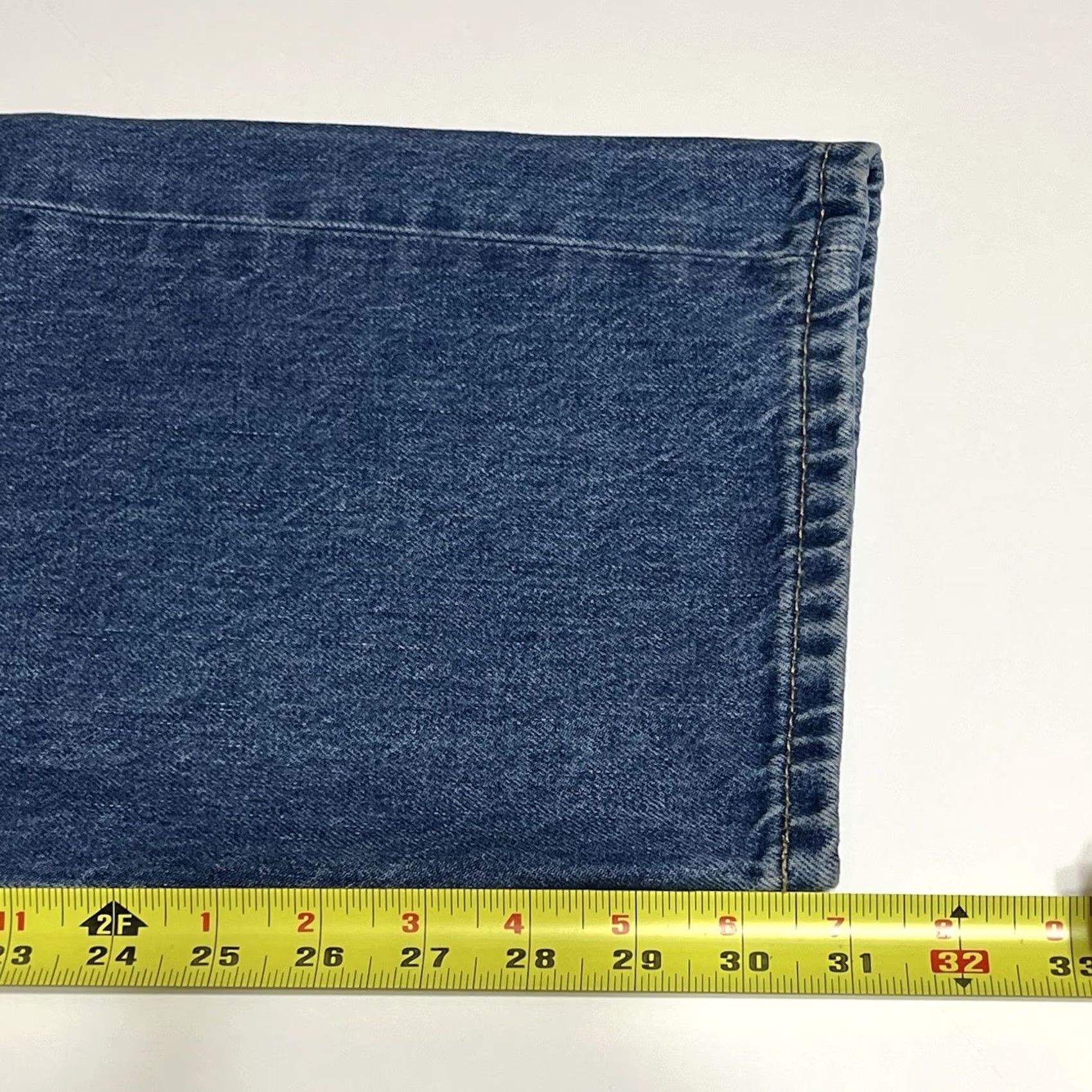 Banana Republic Banana Republic Jeans Womens Tag 30 33x31 Blue Regular Straight High Rise Denim Pocket Logo Size 24" / US 00 / IT 34 - 6 Thumbnail