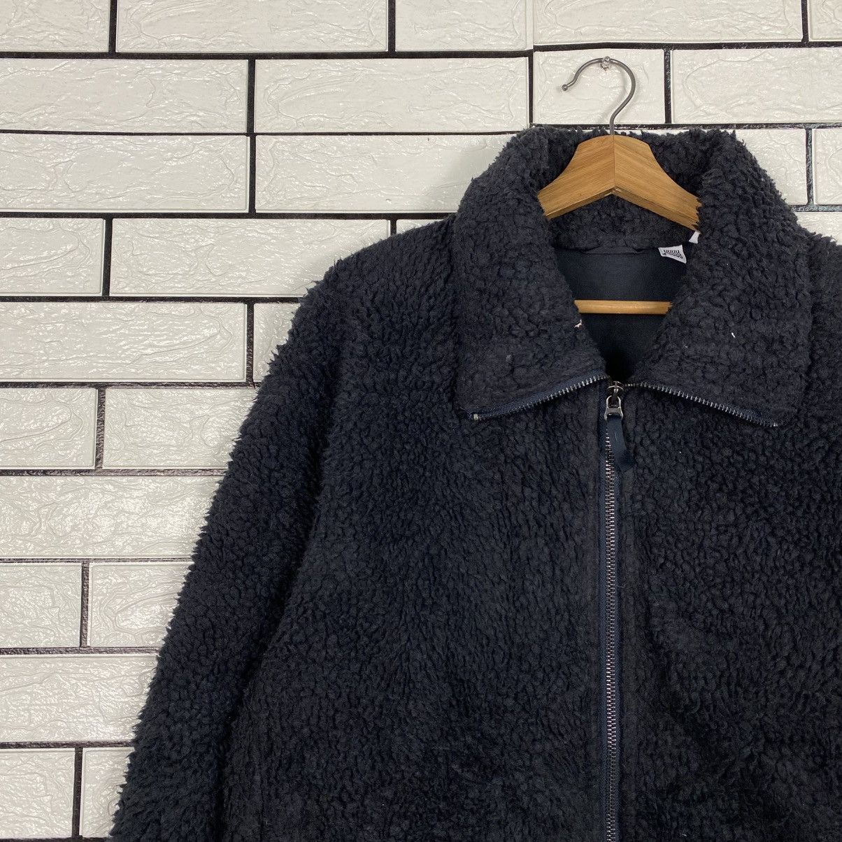 Vintage Wool Bomber Jacket High Collar Uniqlo Undercover