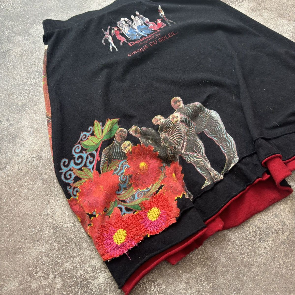If Six Was Nine × Japanese Brand Amazing Vintage Avant Garde Crazy Skirt Size 30" / US 8 / IT 44 - 9 Thumbnail