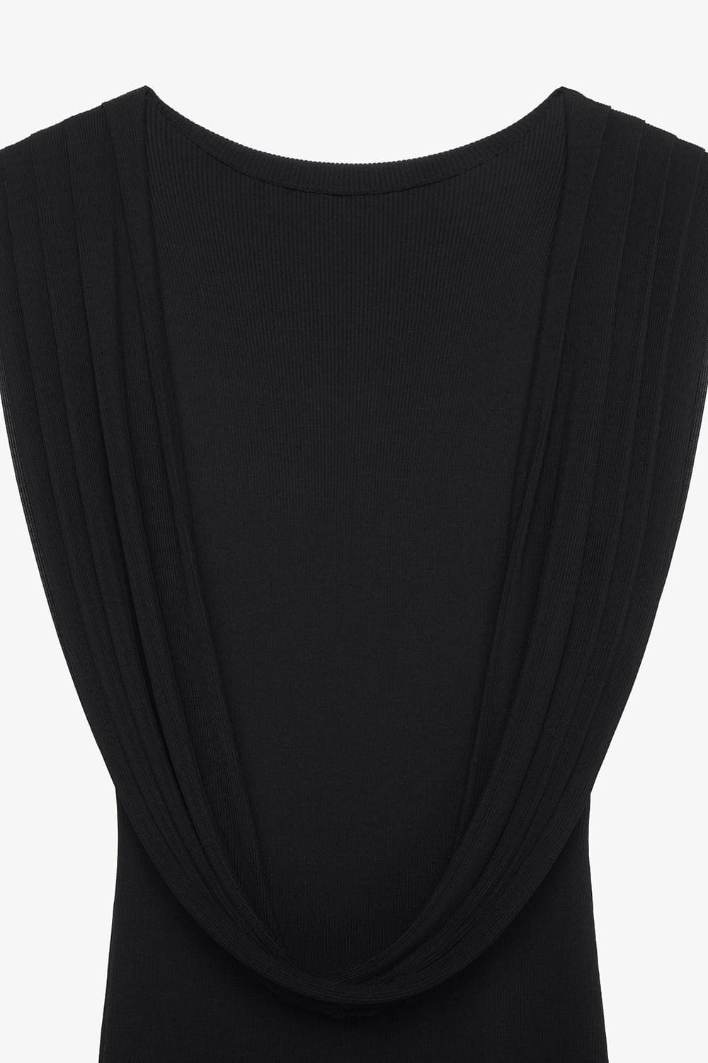 Givenchy o1w1db10325 Knit Open Back Short Dress in Black Size XL / US 12-14 / IT 48-50 - 4 Thumbnail