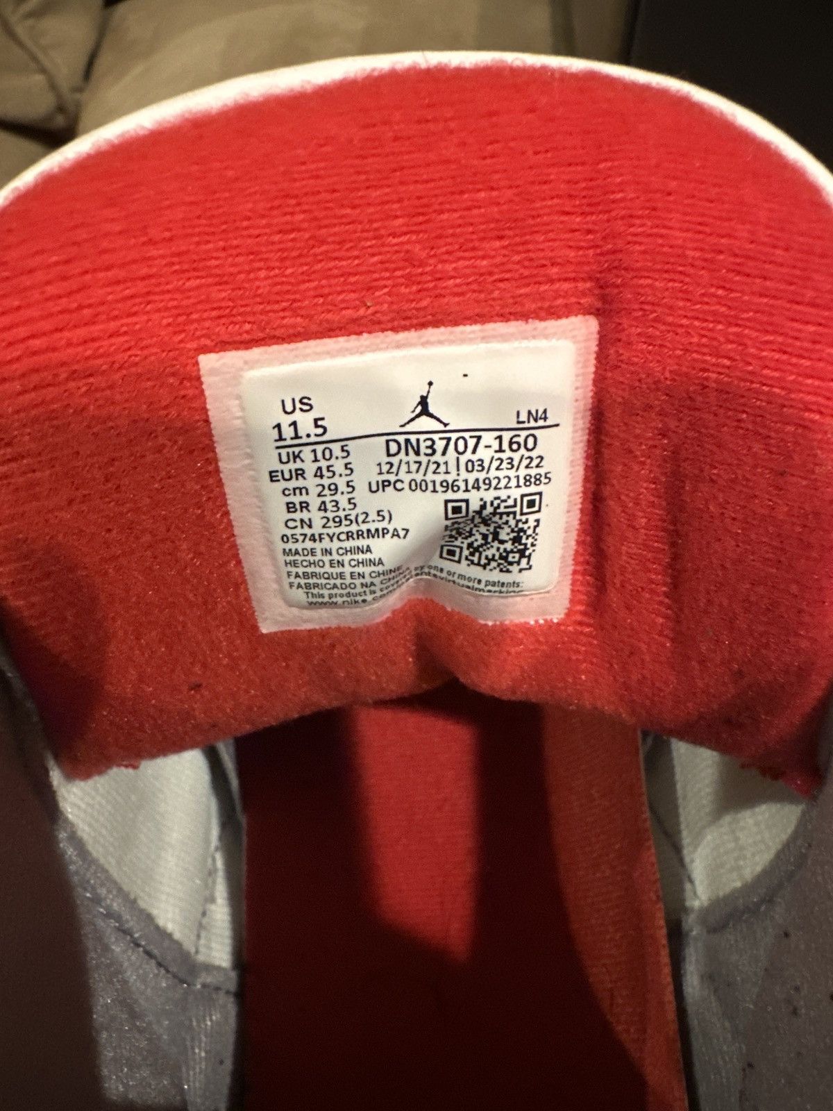 Jordan Brand × Nike Jordan 3 fire red Size US 11.5 / EU 44-45 - 8 Thumbnail