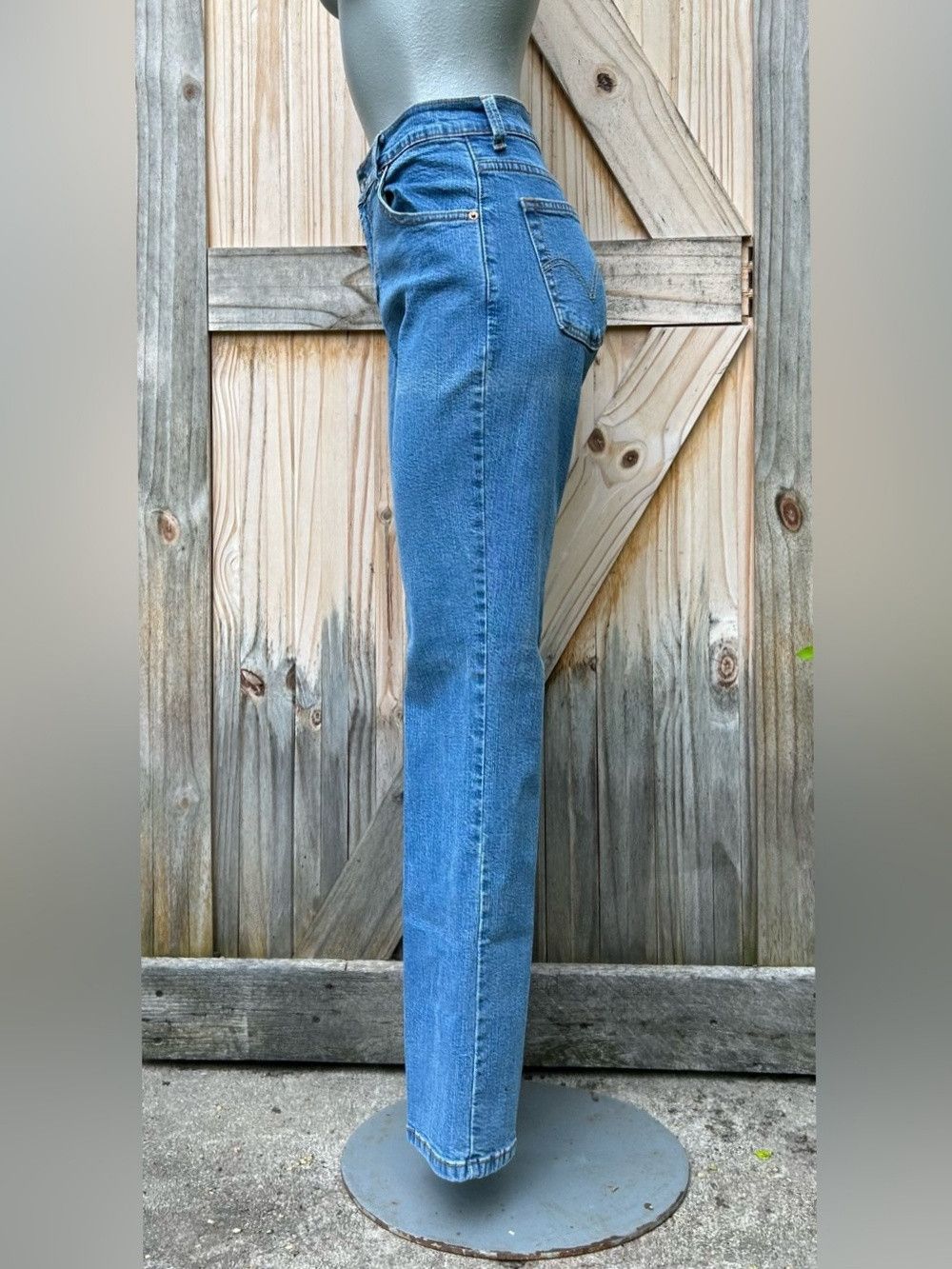 Levi's Vintage Clothing Vintage Y2K Levis 550 Stretch Denim Mid Rise Boot Cut Jeans Size 28" / US 6 / IT 42 - 2 Thumbnail