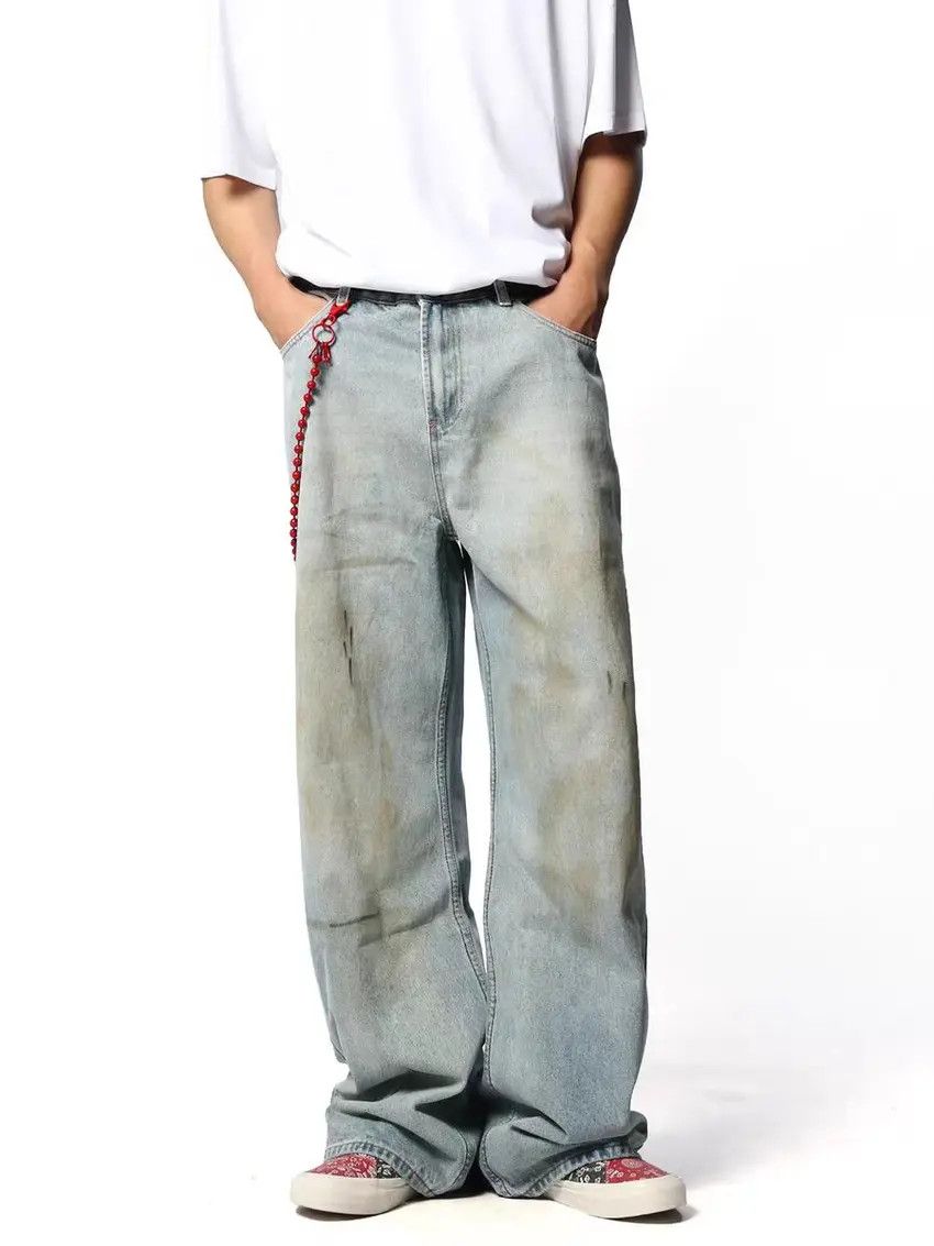 Designer × Japanese Brand Vintage Hip Hop Street Loose Casual Pants Size US 32 / EU 48 - 1 Thumbnail