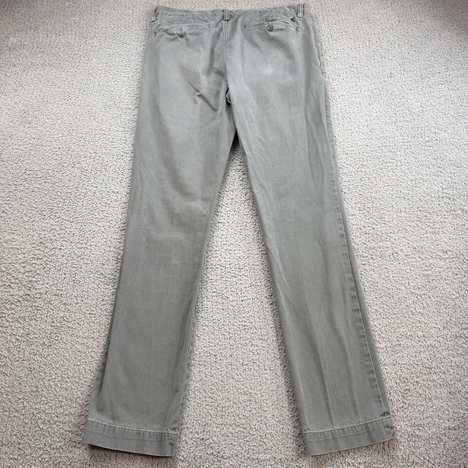 Polo Ralph Lauren Polo Ralph Lauren Slim Fit Polo Chino Pants Gray Mens 34x34 Size US 34 / EU 50 - 2 Thumbnail