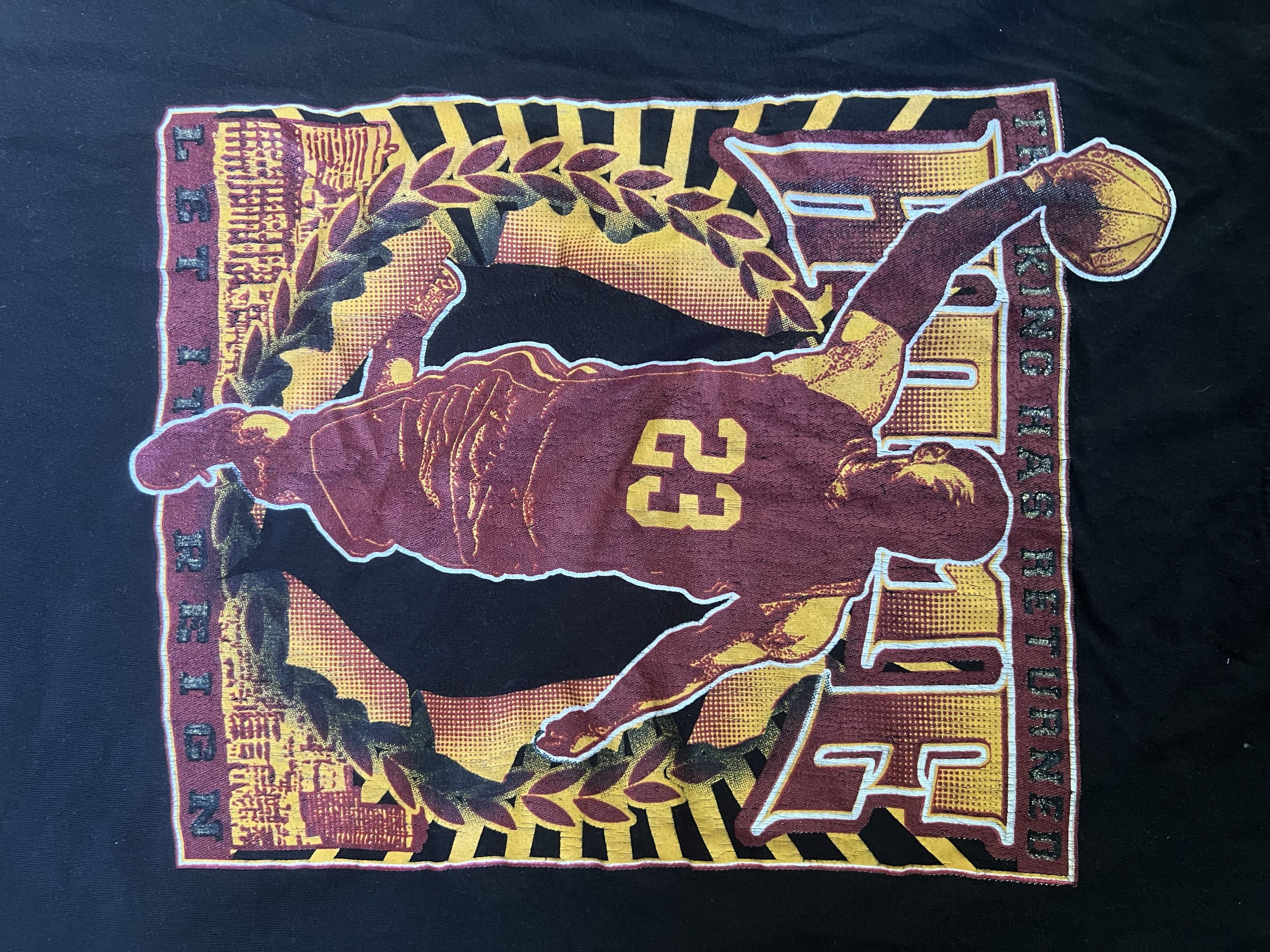 Threadless Lebron James THE KING HAS RETURNED Cavs Long Sleeve Size US M / EU 48-50 / 2 - 3 Thumbnail