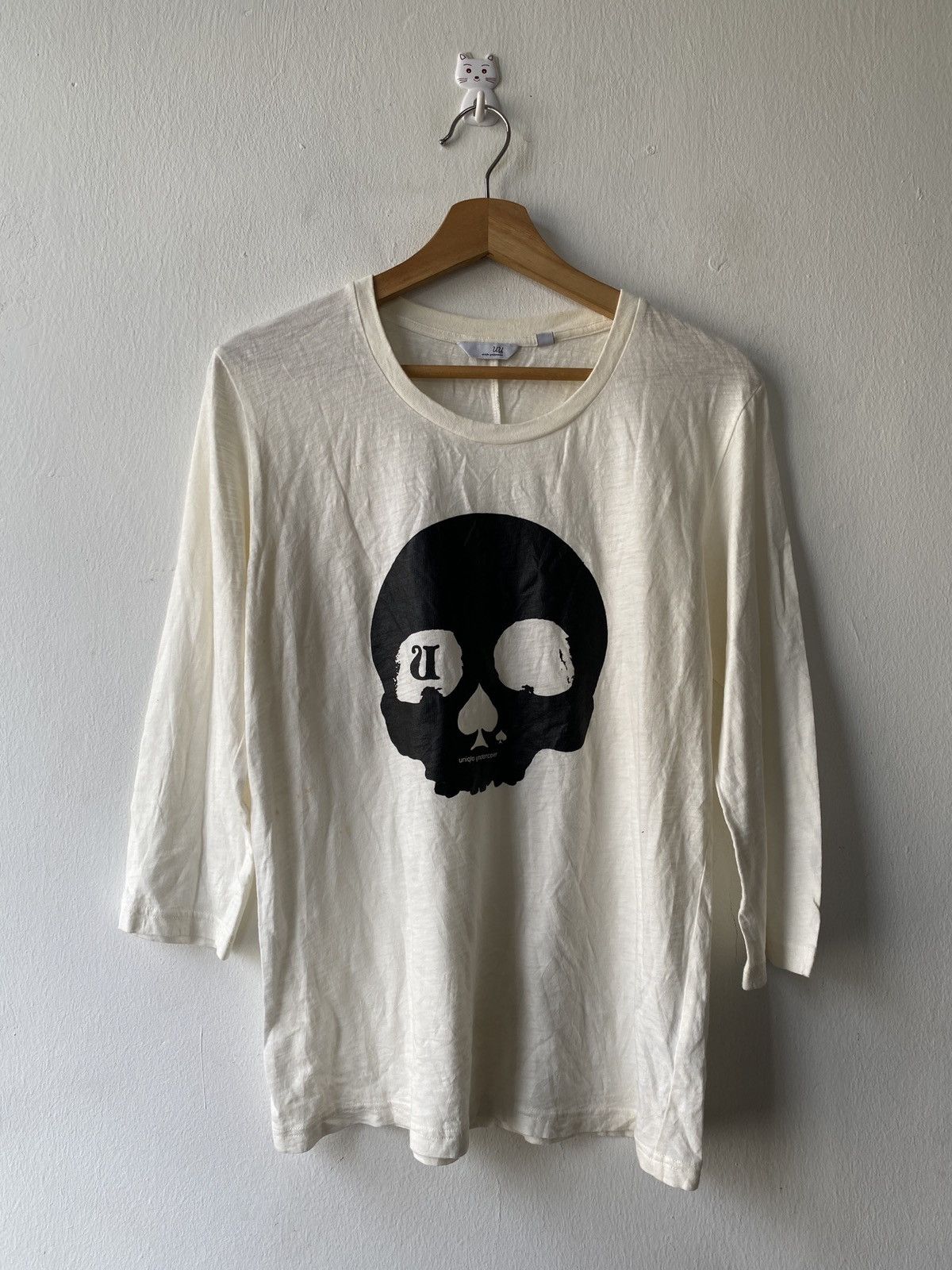 Japanese Brand × Undercover × Uniqlo Uniqlo X Undercover Skull Design Raglan T Shirt Size US M / EU 48-50 / 2 - 3 Thumbnail