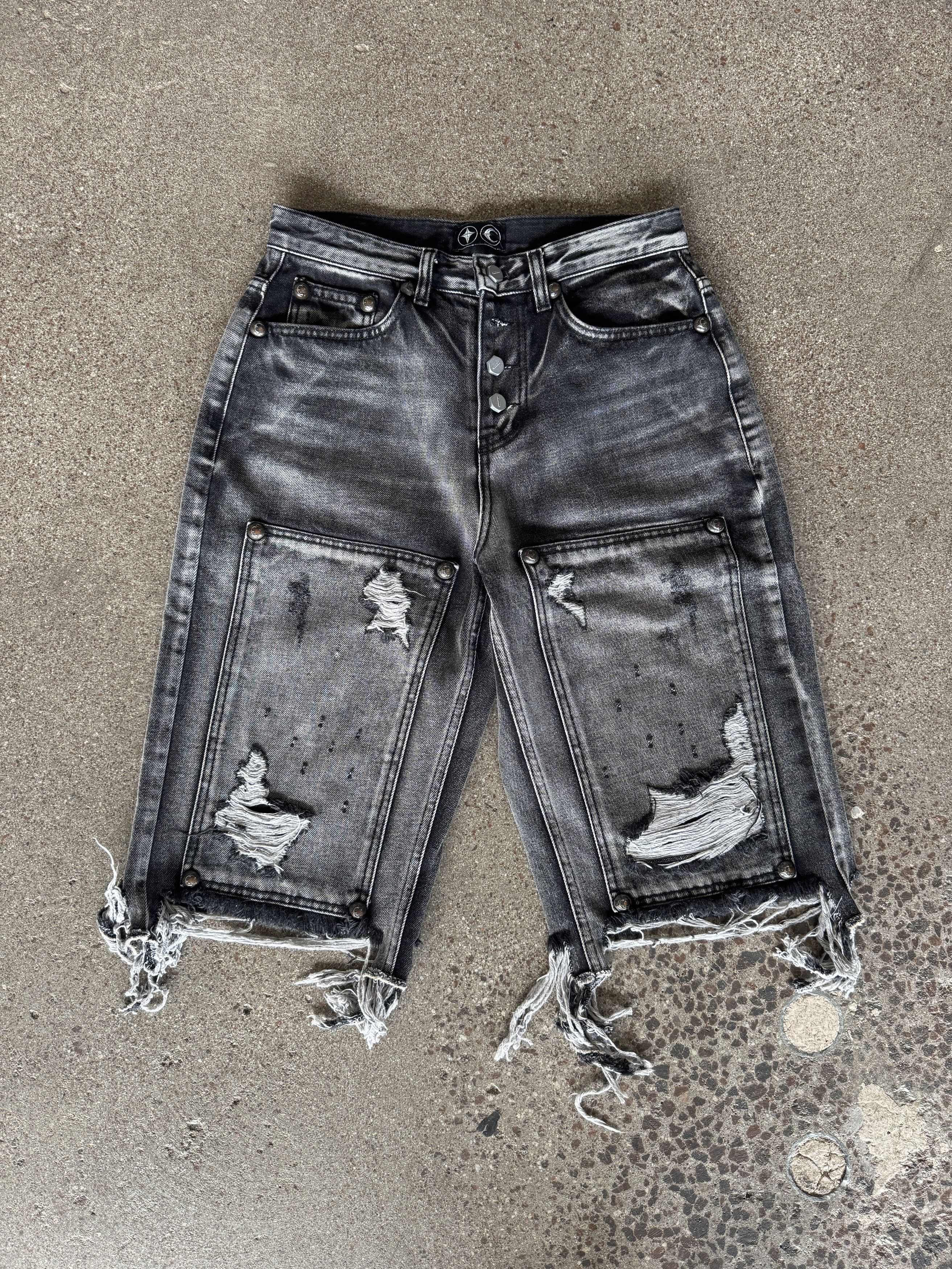 Thug Club THUG CLUB DOUBLE KNEE DAMAGE JORTS | Grailed