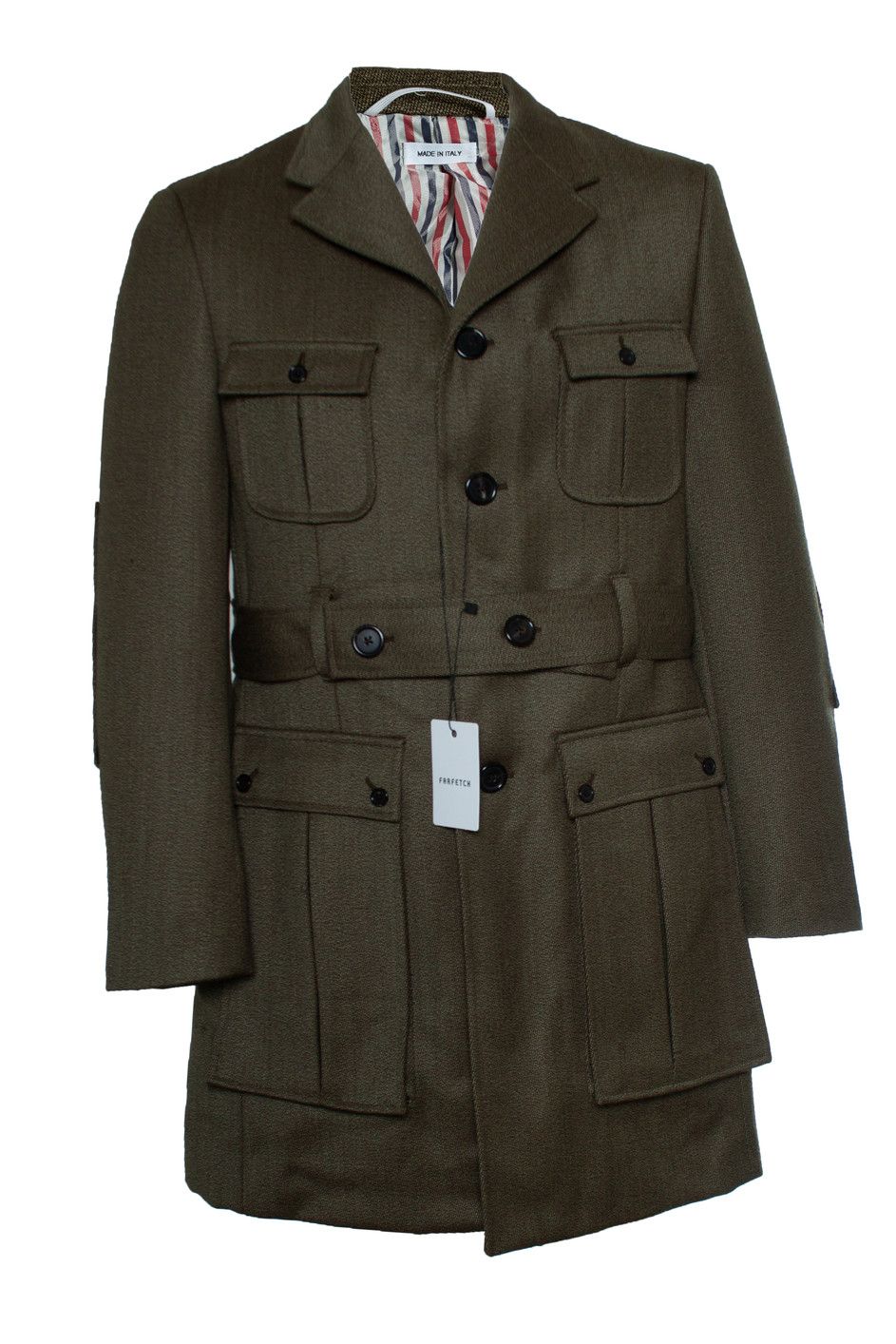 Thom Browne Green trench coat
