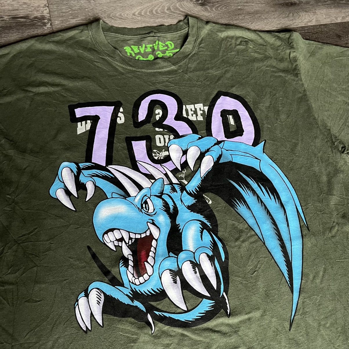 Asspizza Asspizza Babbitt Revived Yu-Gi-Oh Blue Eyes White Dragon Tee Size US XL / EU 56 / 4 - 2 Thumbnail
