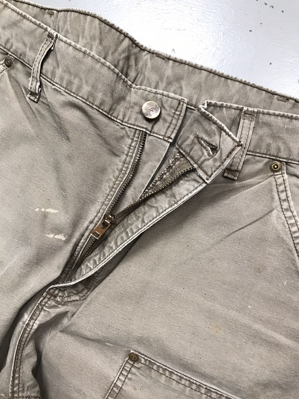 Carhartt Vintage Carhartt B195LBR double knee workwear denim Size US 36 / EU 52 - 13 Thumbnail