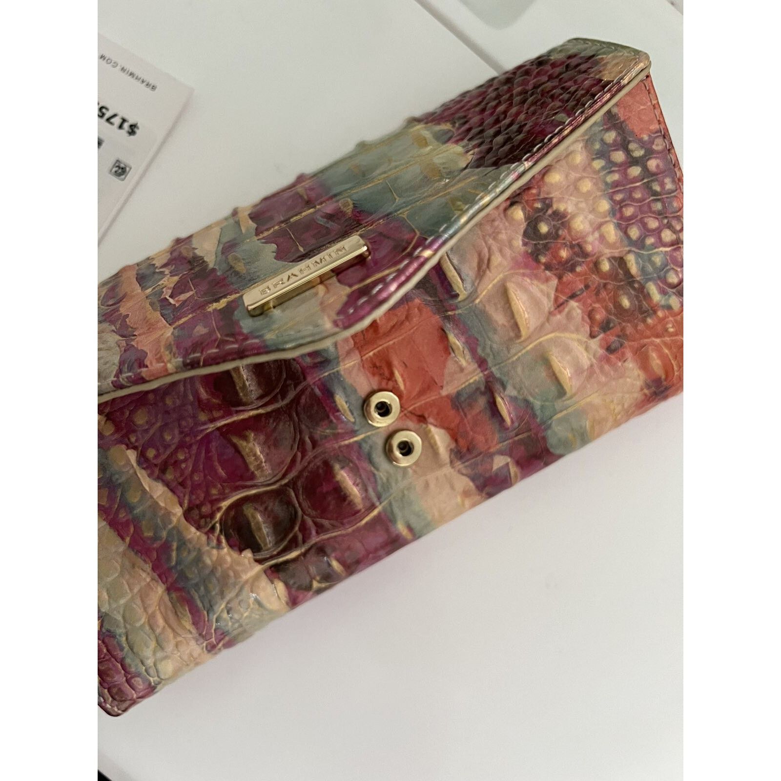 BRAHMIN Brahmin Melbourne VERONICA Trifold Wallet DESTINY B000520 Size ONE SIZE - 4 Thumbnail