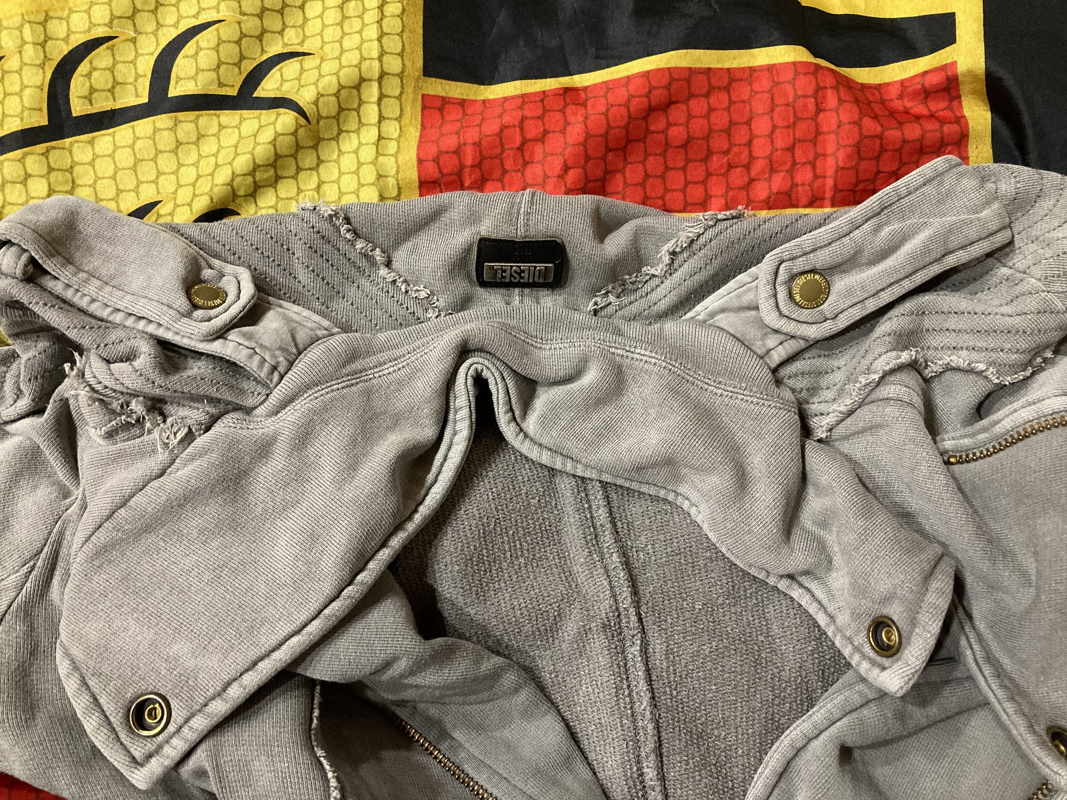 Diesel Rare Vintage Diesel Womens Utility jacket in Gray Size M / US 6-8 / IT 42-44 - 12 Thumbnail