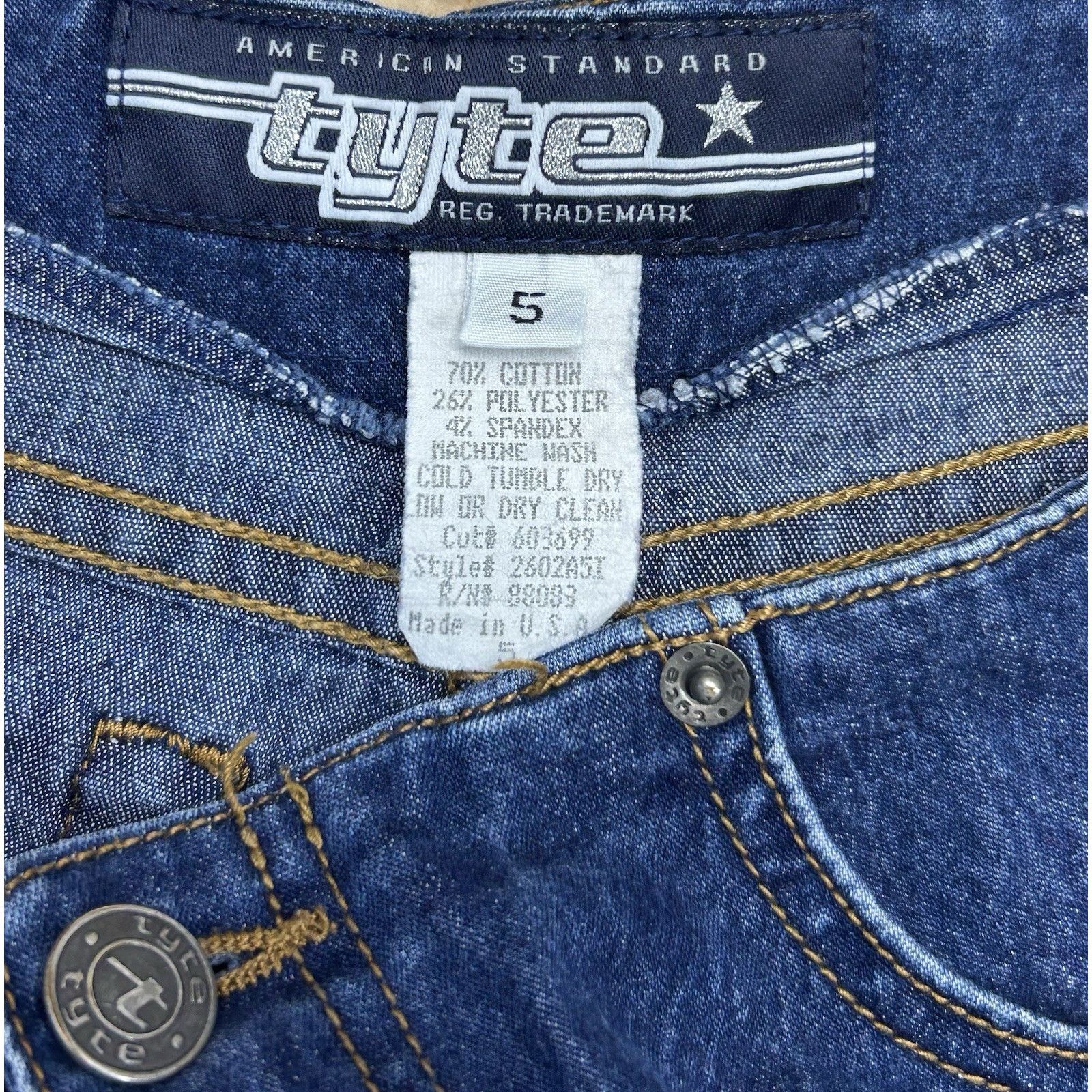 Other Tyte Jeans Women's ladies Denim Size 5 Blue Jeans Shorts Size 28" / US 6 / IT 42 - 4 Thumbnail