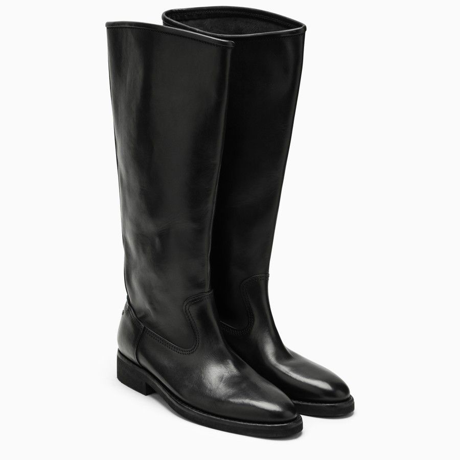 Golden Goose o1d2blof0824 Leather Boot in Black Size US 11 / IT 41 - 2 Thumbnail