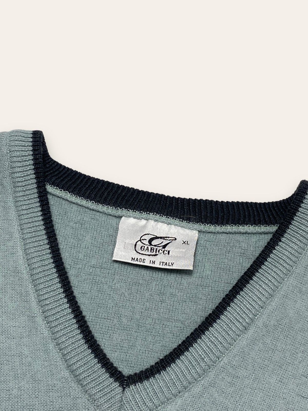Vintage 90s Vintage GABICCI Crazy Style Oldmoney Wool Luxury Sweater Size US XL / EU 56 / 4 - 4 Thumbnail