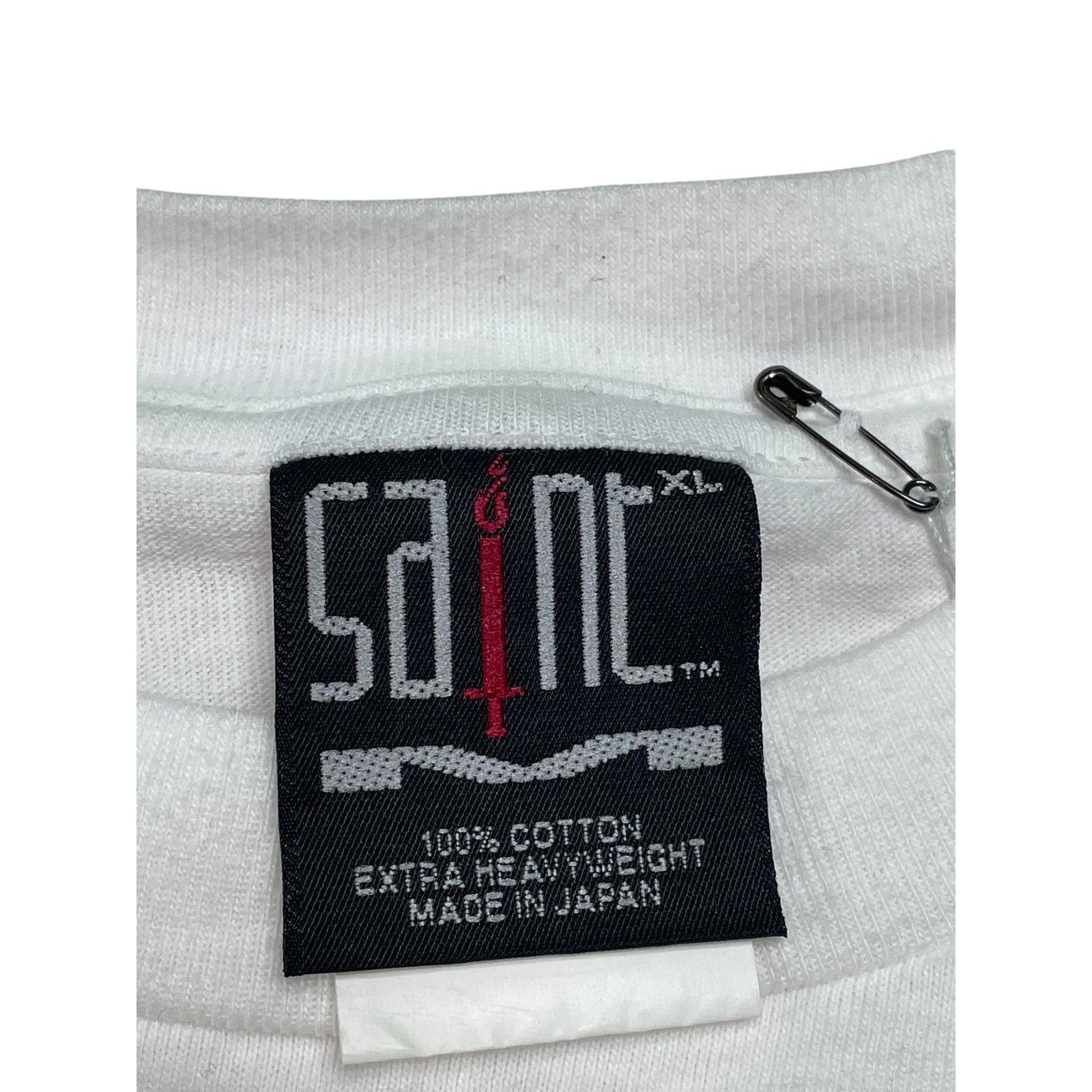 Saint Michael Saint Mx6 Chest Logo White & Red Tee Size US XL / EU 56 / 4 - 3 Thumbnail