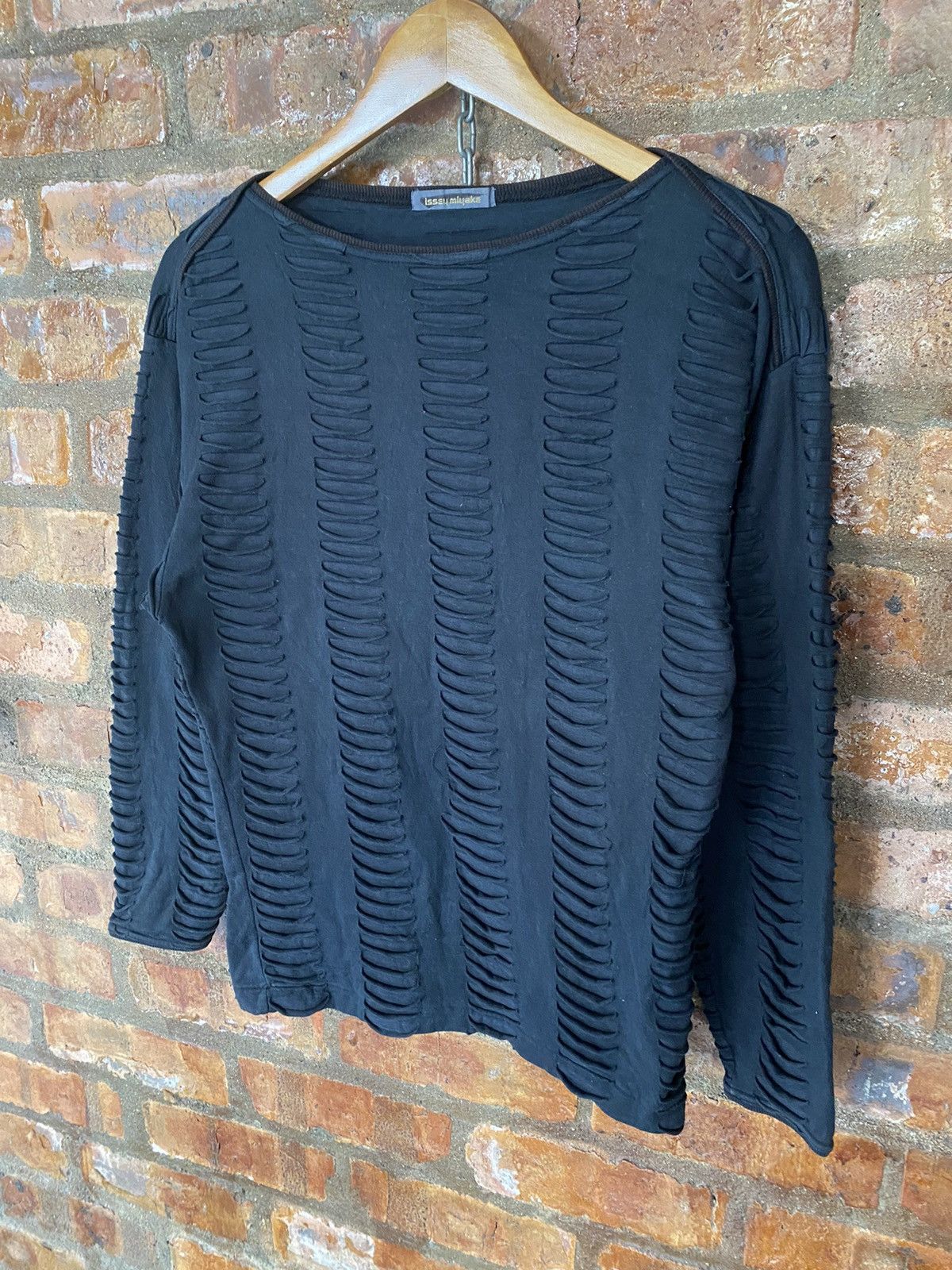 Issey Miyake 1990s Blade Laser Cut Hagi tee Size M / US 6-8 / IT 42-44 - 8 Thumbnail