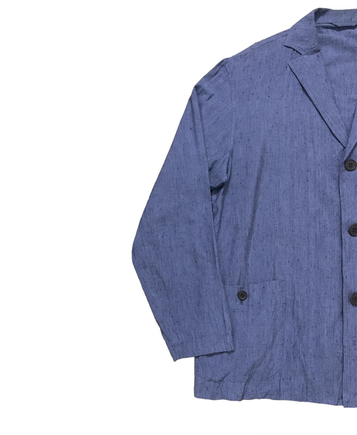 Issey Miyake × Tsumori Chisato Archive Issey Miyake Mandarin Collar Rayon jacket/Blazer (A) Size US L / EU 52-54 / 3 - 3 Thumbnail