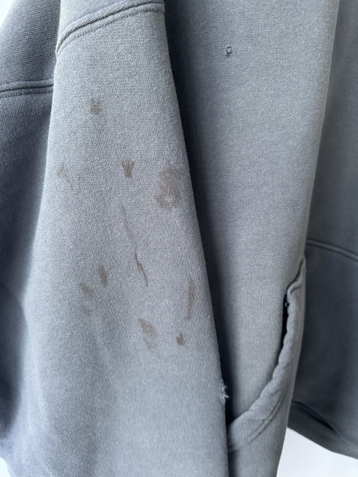 Enfants Riches Deprimes ENFANTS RICHES DEPRIMES DISTRESSED THERMAL LINED HOODIE Size US M / EU 48-50 / 2 - 5 Thumbnail