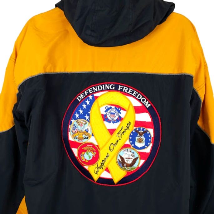 Vintage VINTAGE US Navy Jacket Mens XL Black Reversible Military Support Our Troops Jacket Size US XL / EU 56 / 4 - 2 Thumbnail