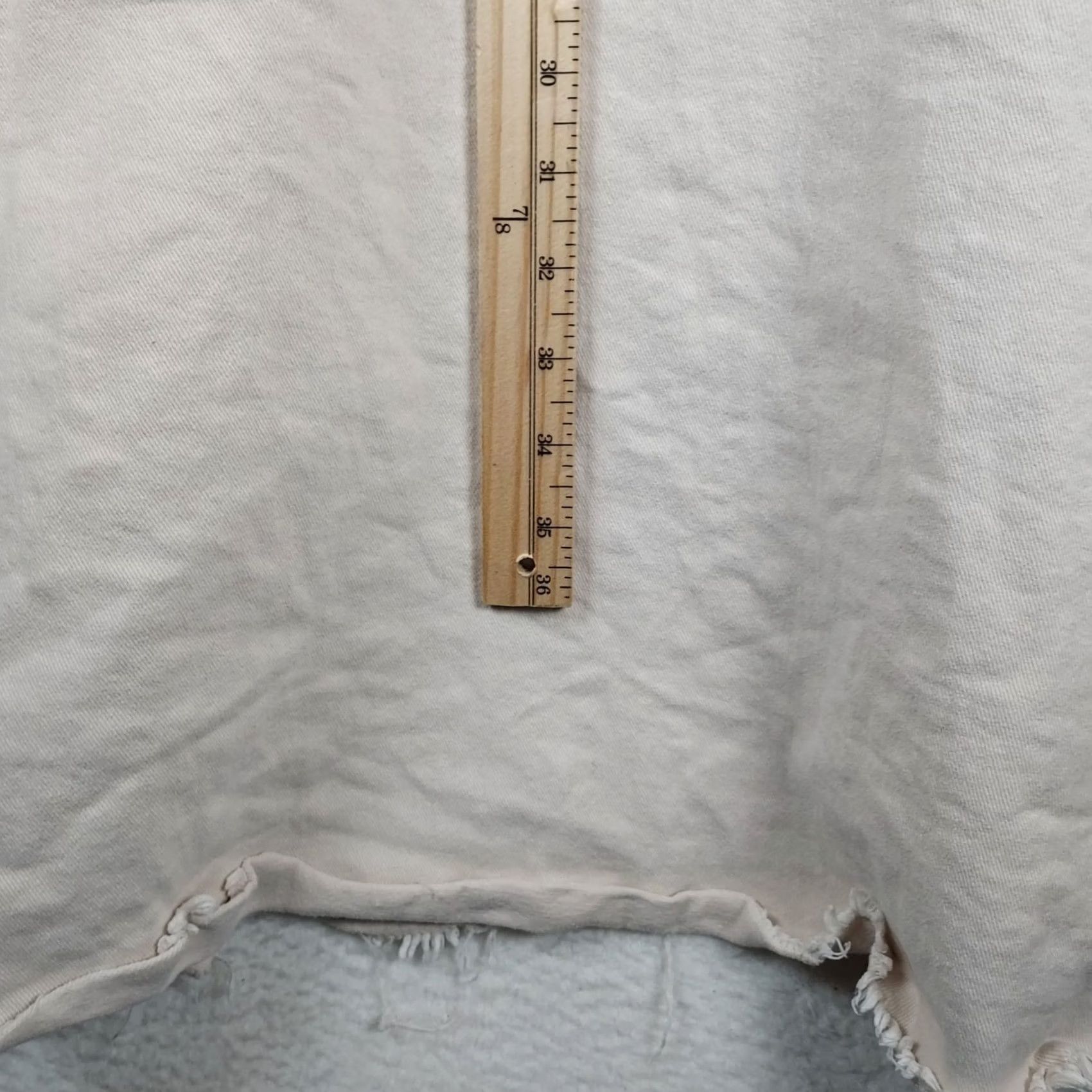 Anthropologie Anthropologie En Saison Dress Womens L Cream Sleeveless Fit & Flare Raw Hem Knee Length Size L / US 10 / IT 46 - 4 Thumbnail