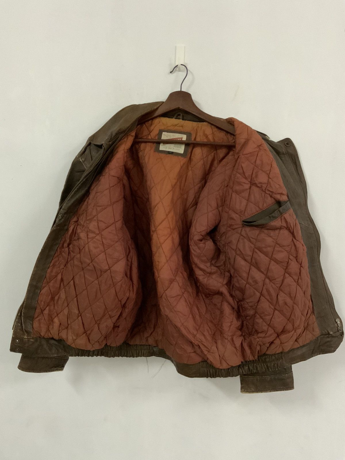 Genuine Leather Vintage Brunati Genuine Leather Fade Jacket Size US L / EU 52-54 / 3 - 19 Thumbnail