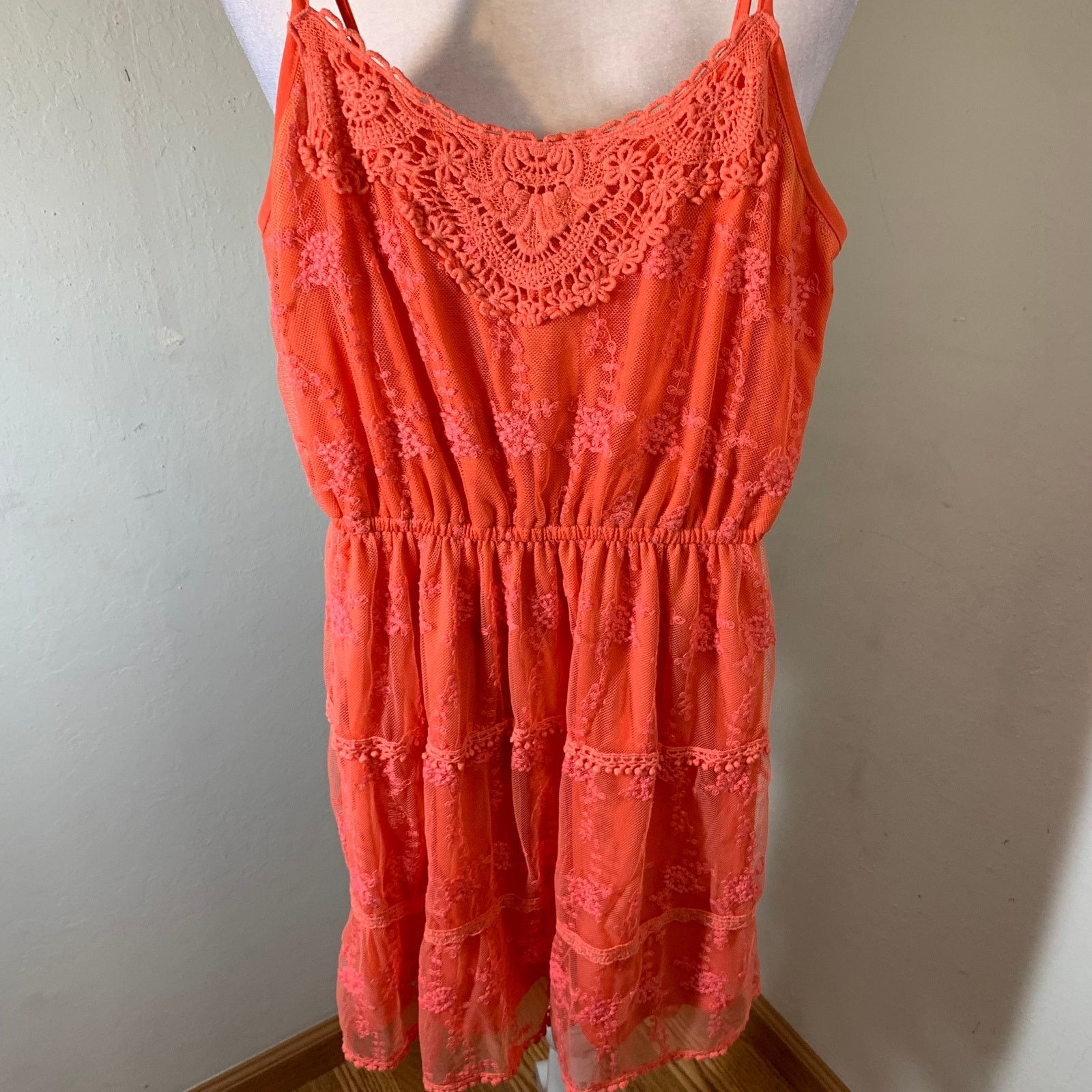Other Women’s orange lace dress size S Size S / US 4 / IT 40 - 4 Thumbnail
