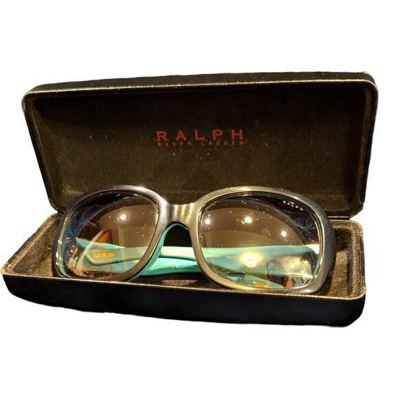 Ralph Lauren Ralph Lauren Y2K Sunglasses Black Turquoise RA5031 Size ONE SIZE - 1 Thumbnail