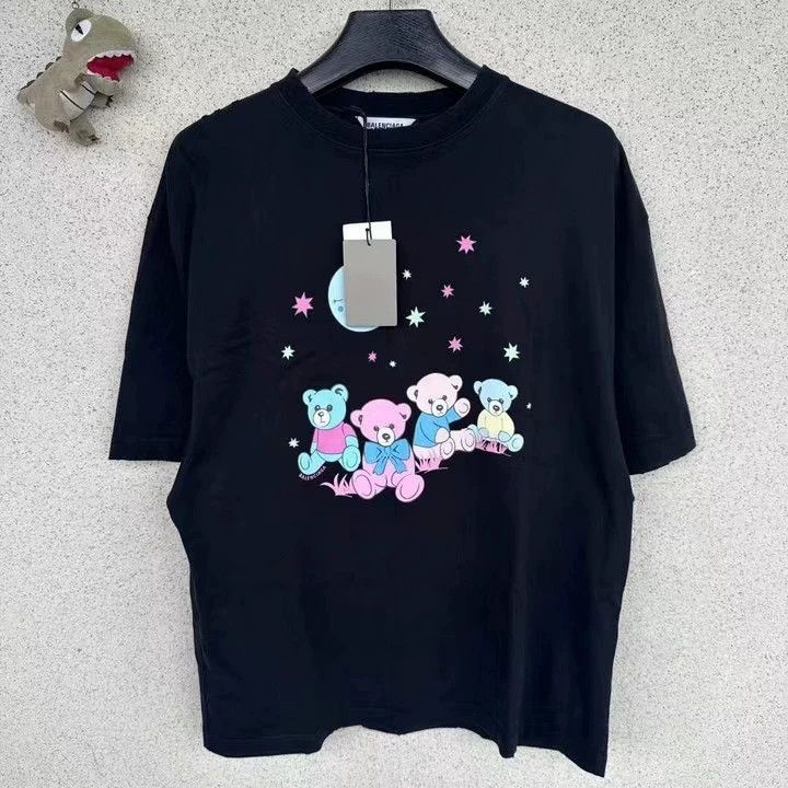 Balenciaga Balenciaga Moon Bear Destroy Short Sleeve Size US M / EU 48-50 / 2 - 1 Thumbnail