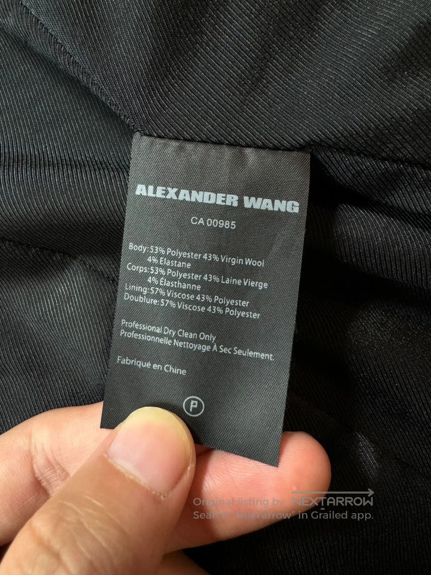 Alexander Wang Alexander Wang Women's Zip Blazer. Size M / US 6-8 / IT 42-44 - 4 Thumbnail