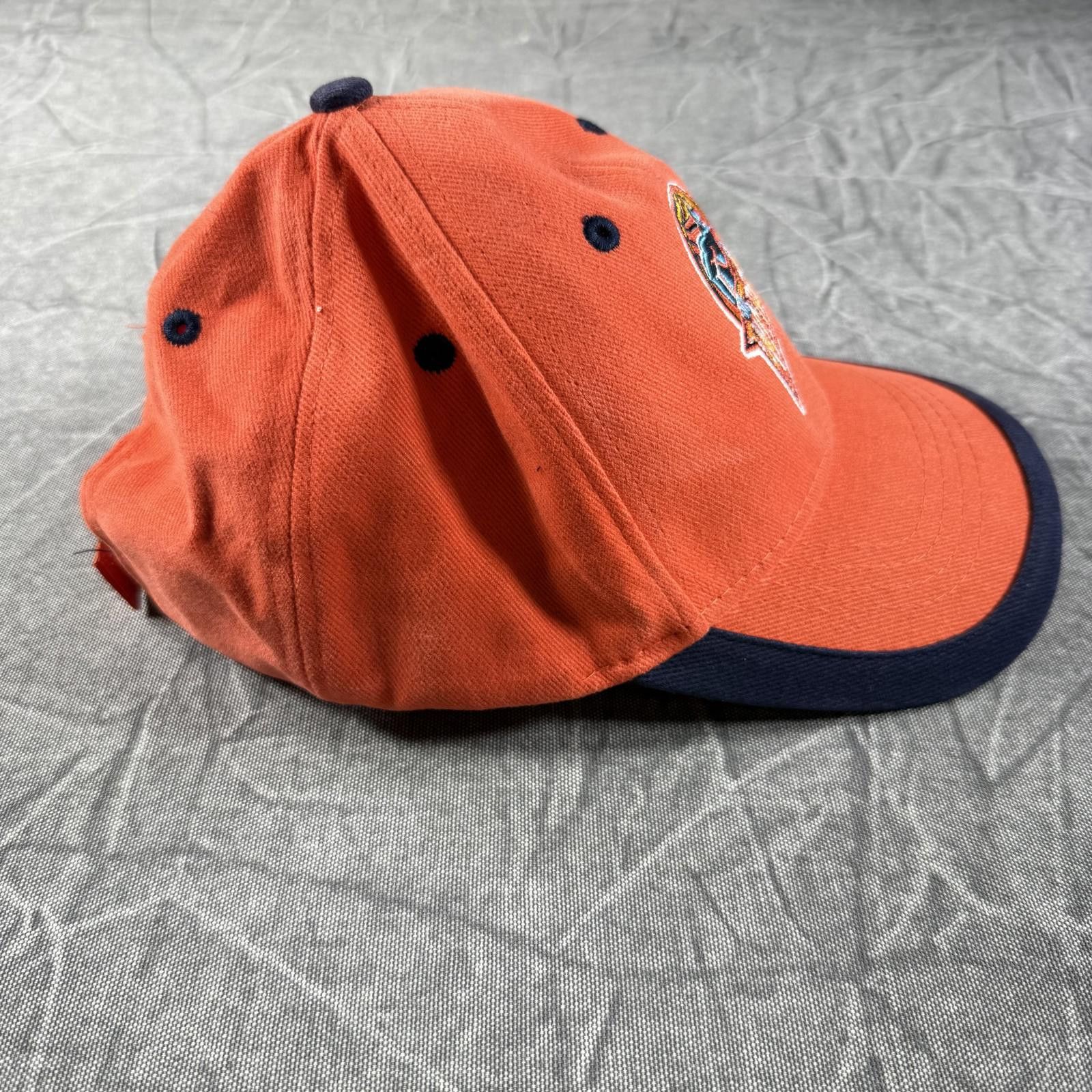 NBA NBA Hat Orange Golden State Warriors Vintage Size ONE SIZE - 4 Thumbnail