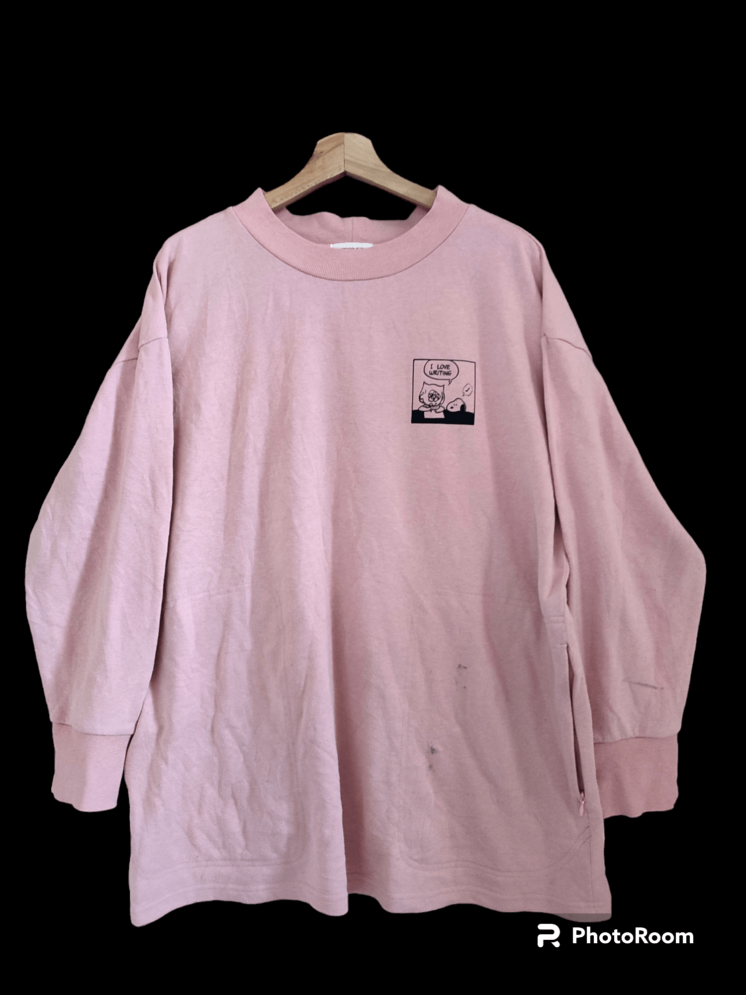 Vintage Peanut ' I Love Writing ' Sweatshirt