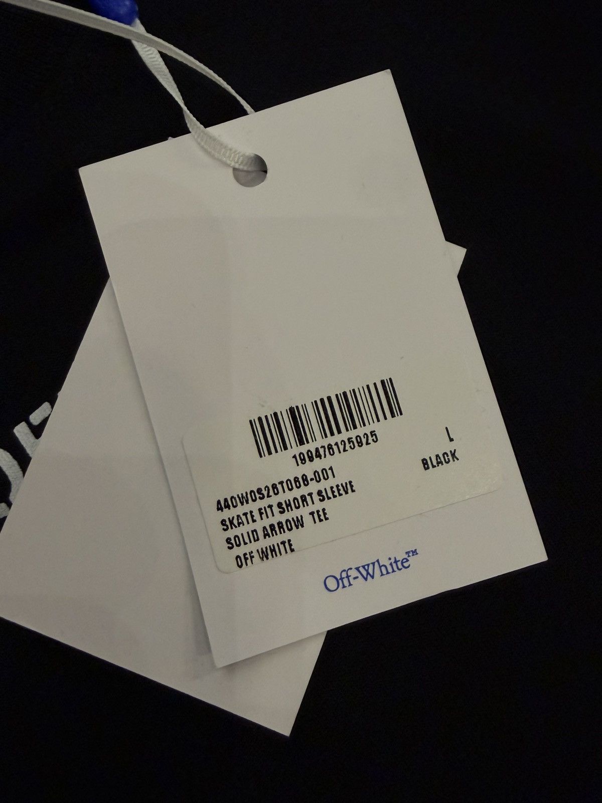 Off-White Size L - Off-White Spray Arrow T-Shirt Black Size US L / EU 52-54 / 3 - 10 Thumbnail