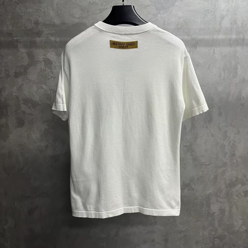 Louis Vuitton Louis Vuitton White cartoon intarsia crew neck short sleev Size US S / EU 44-46 / 1 - 5 Thumbnail