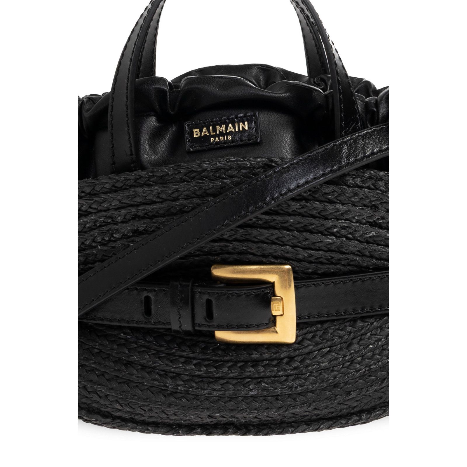 Balmain BALMAIN Shuffle Mini Black Top Handle Bag New & Authentic Size ONE SIZE - 5 Thumbnail