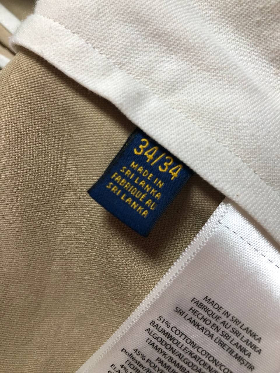 Polo Ralph Lauren × Vintage Polo Ralph Lauren Classic Fit Chino Pant FTP Size US 34 / EU 50 - 2 Thumbnail