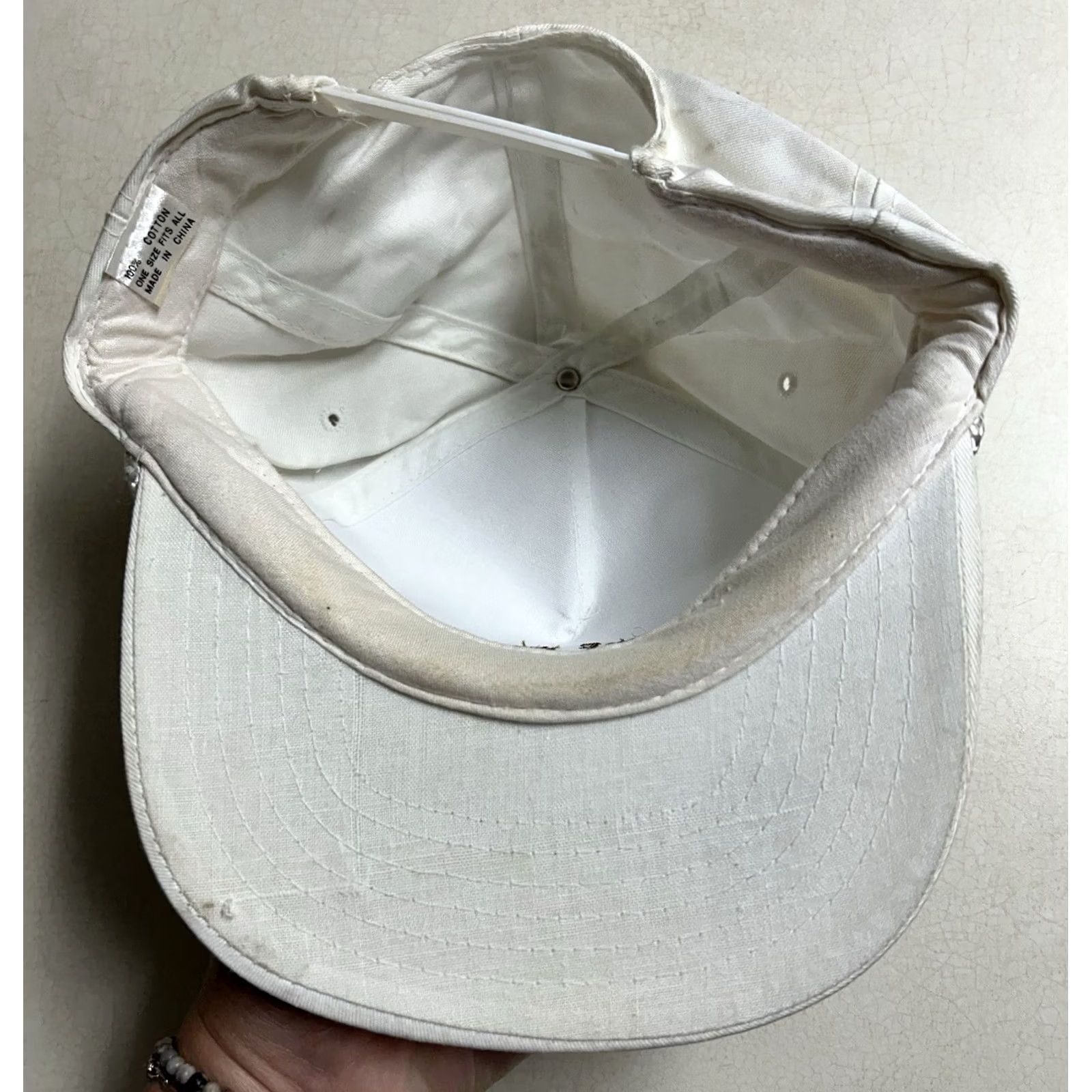 Roper VTG 1992 Beef Stampede Rope Snapback Hat Trucker Hat Adults White Rope Detail Adjustable Breathable/Cows Agriculture Farming Vintage Hats Mens Size ONE SIZE - 7 Thumbnail