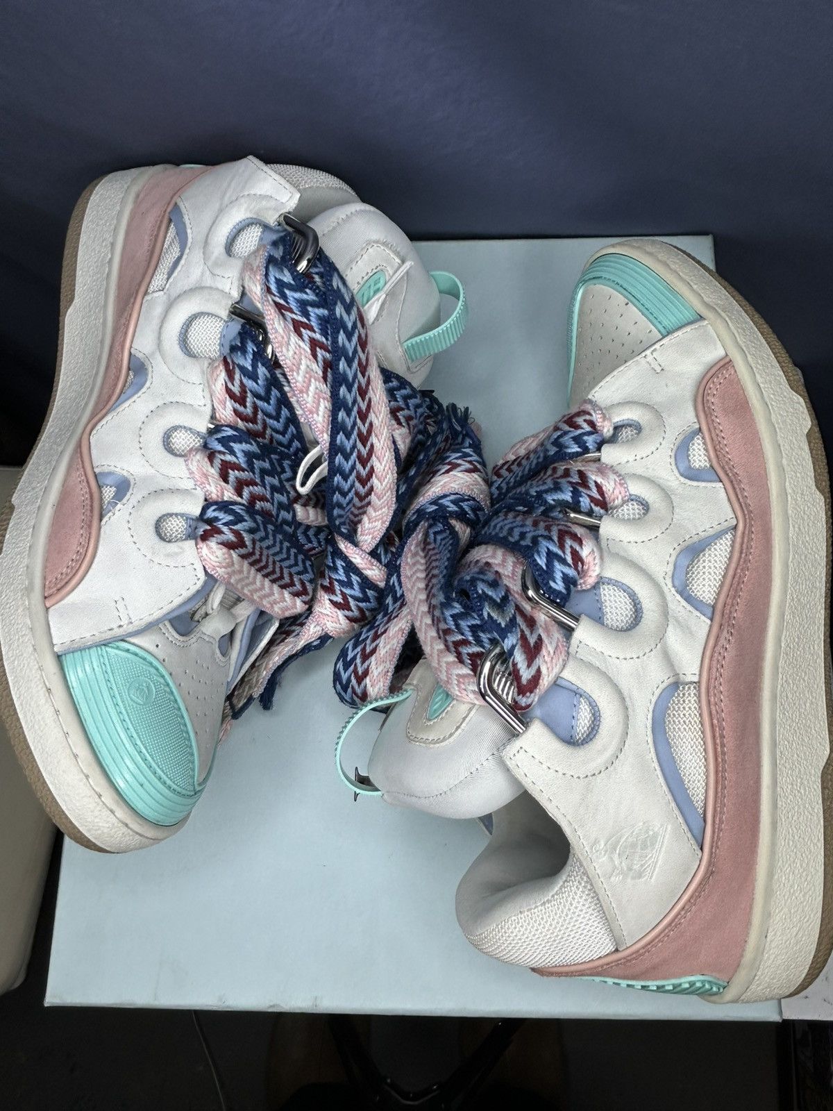 Lanvin Lanvin x Saks Curb Sneakers Size US 10 / EU 43 - 7 Thumbnail