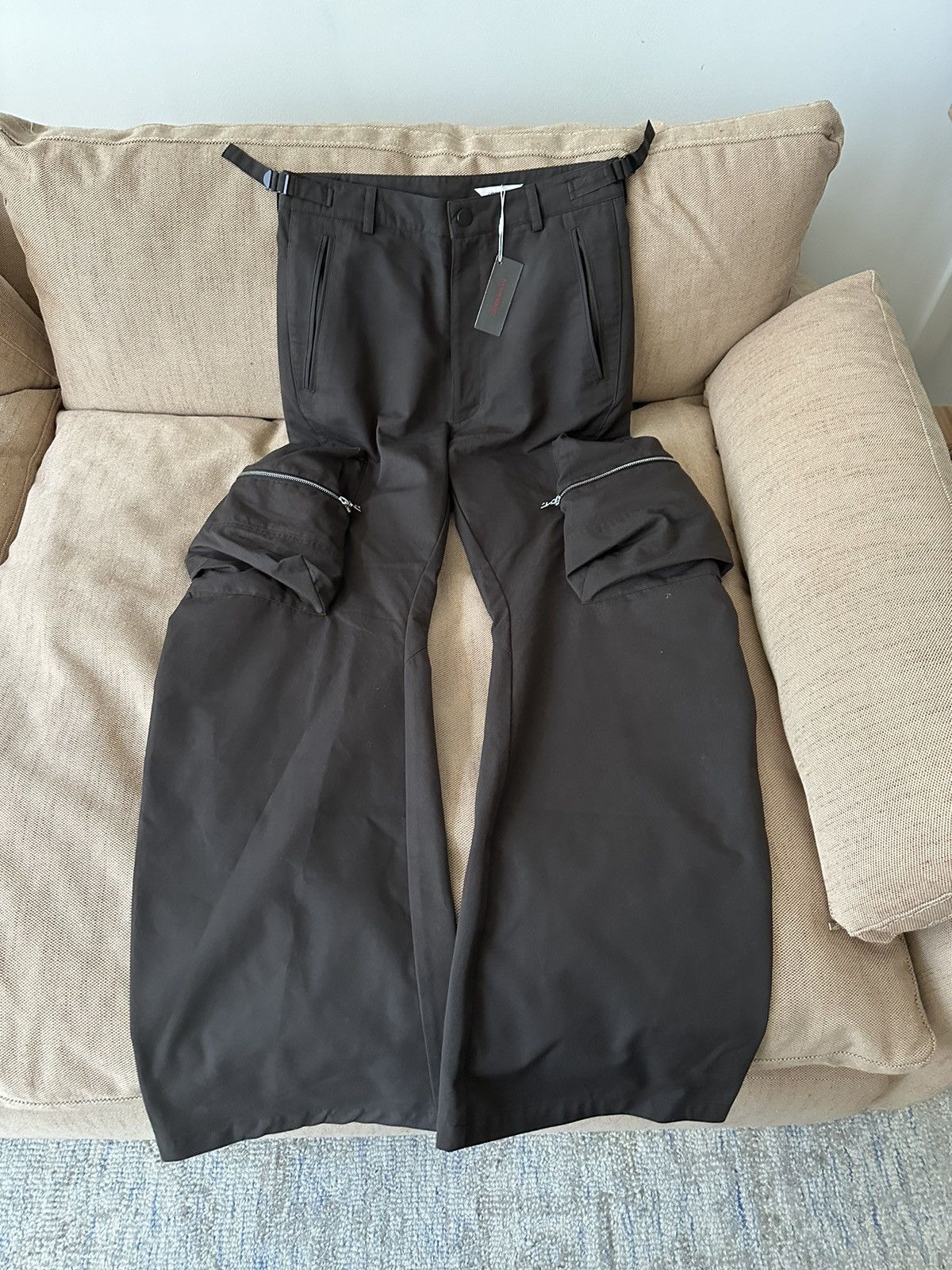 CMMAWEAR CMMAWEAR Articulated Trousers Brown Size US 30 / EU 46 - 6 Thumbnail