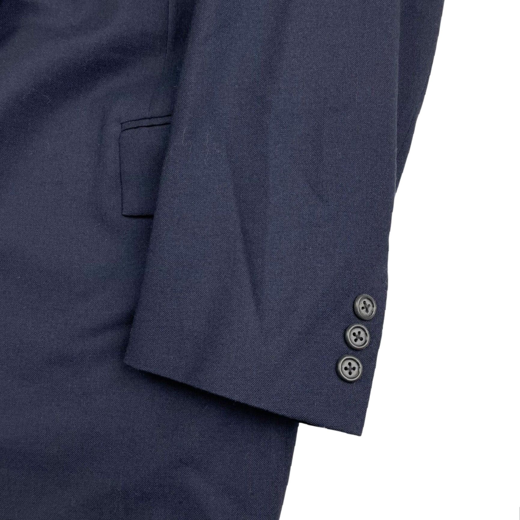 Polo Ralph Lauren VINTAGE Polo Ralph Lauren Blazer Men 43 Long Navy Blue 100% Wool 2-Button Three-Button Notch Lapel Three-Button Single-Breasted Jacket Coat/Blazer Size US XL / EU 56 / 4 - 4 Thumbnail