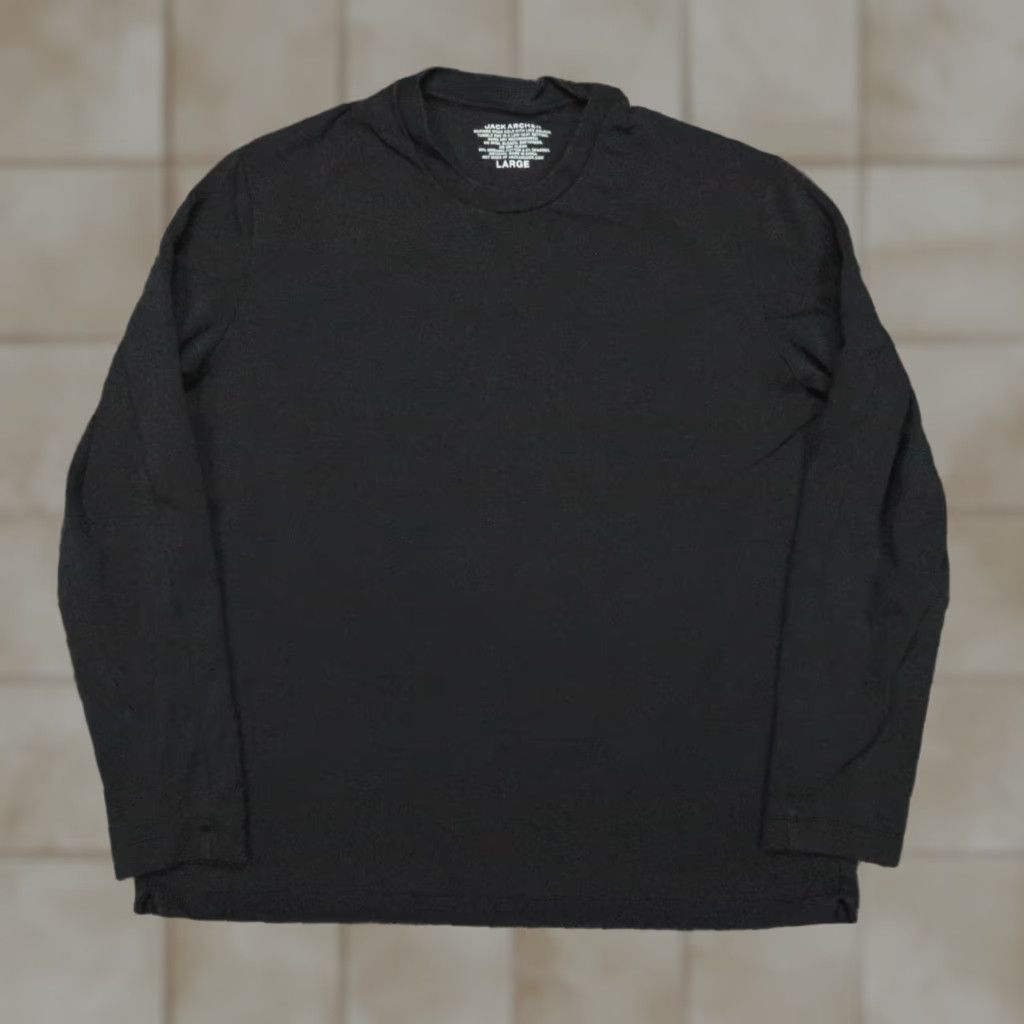 Vintage Jack Archer Shirt Men Medium Black Long Sleeve Tee Crew Stretch Lightweight Size US M / EU 48-50 / 2 - 1 Thumbnail