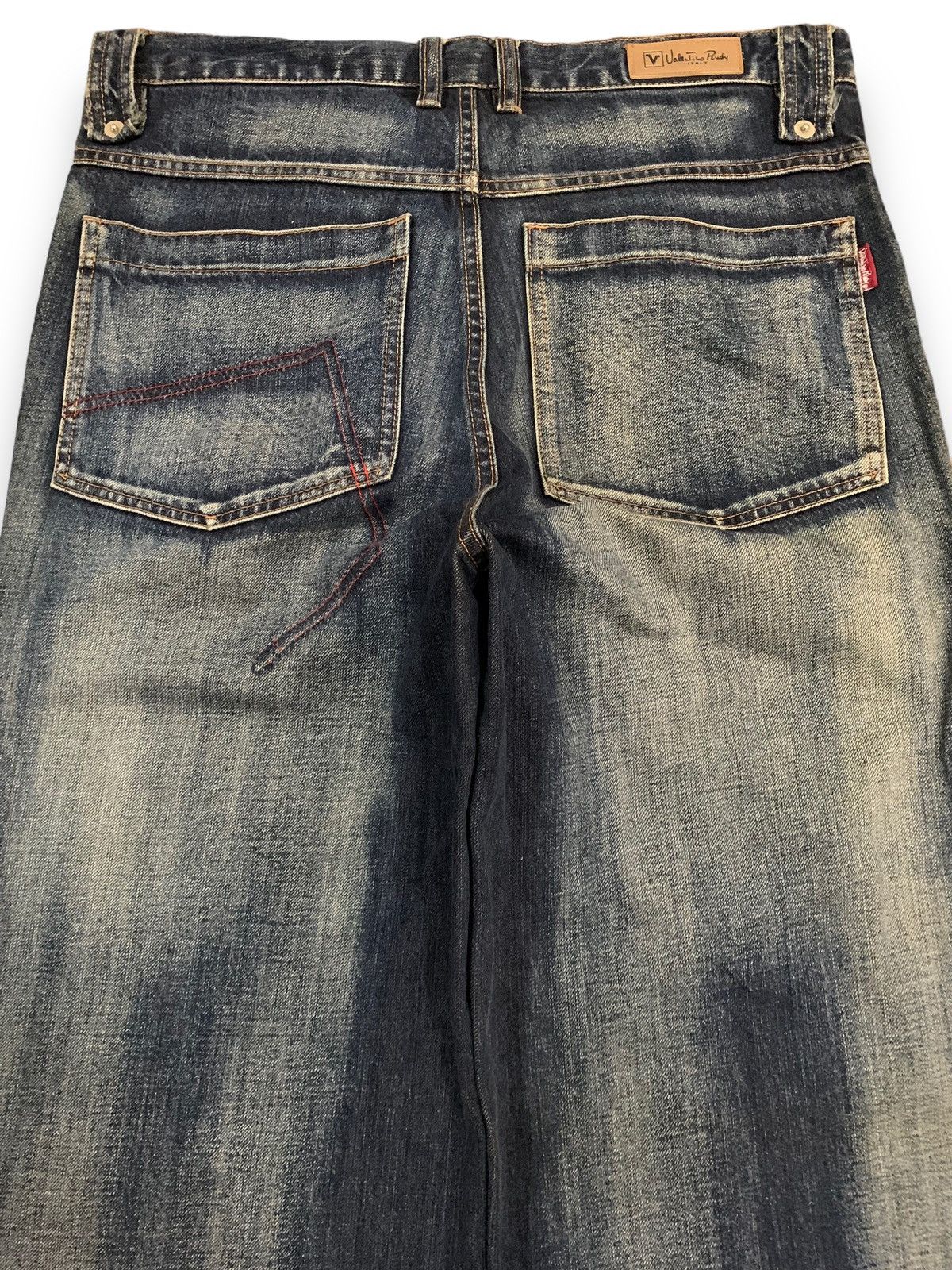 Valentino Vintage Valentino Rudy Italy Faded Baggy Bush Denim Pants Size US 33 - 12 Thumbnail