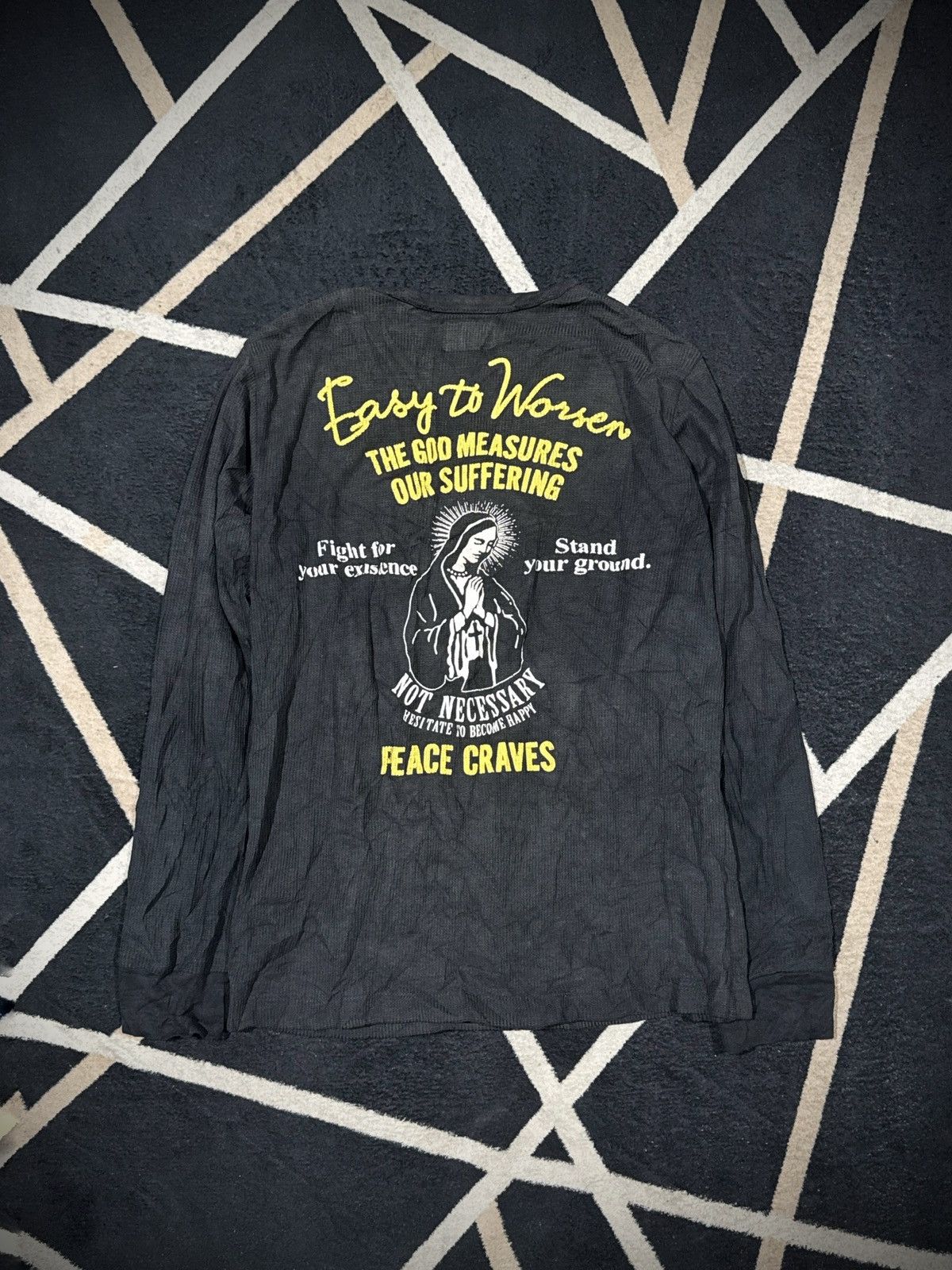 Tornado Mart Japanese Virgin Mary Stooge&co Long Sleeve Size US S / EU 44-46 / 1 - 1 Thumbnail