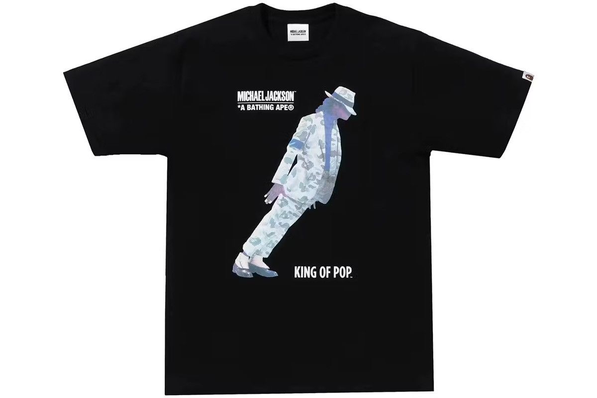 Bape BAPE x Michael Jackson Tee Black Size US S / EU 44-46 / 1 - 2 Thumbnail