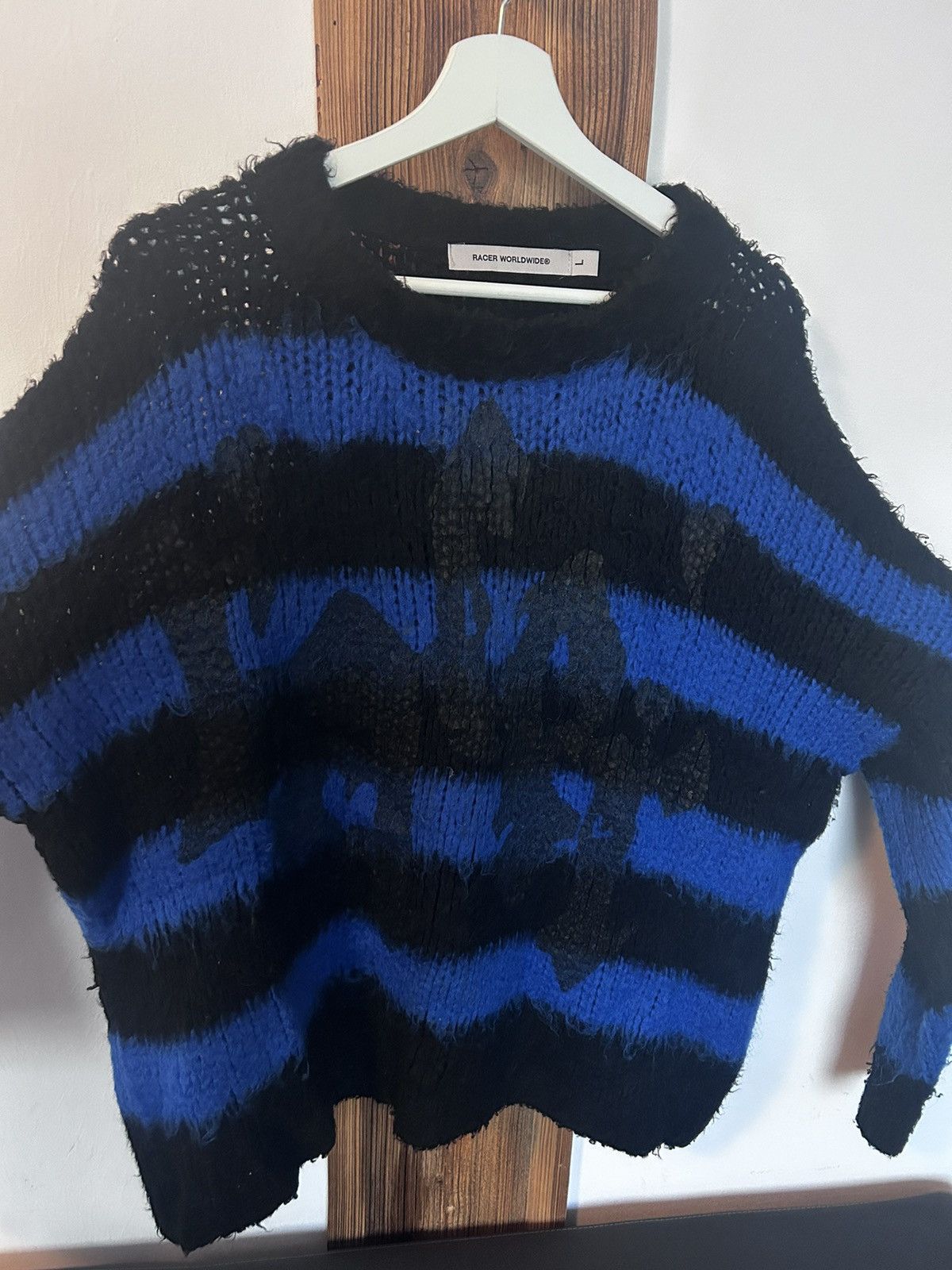 Racer Worldwide Racer Worlwide mohair stripe sweater Size US L / EU 52-54 / 3 - 3 Thumbnail