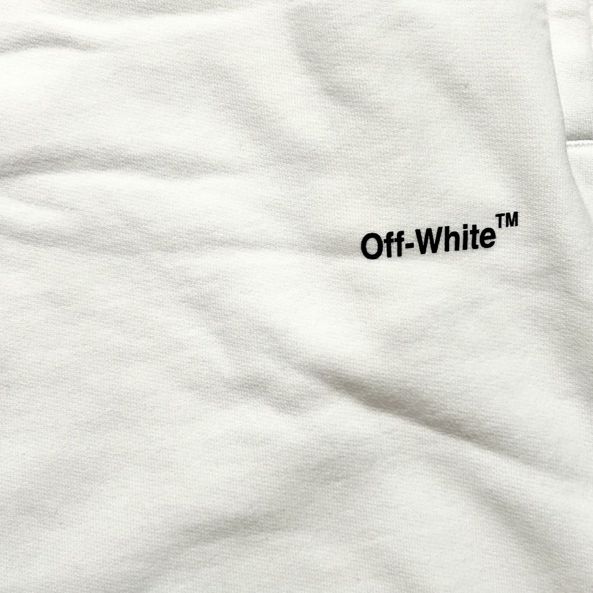 Off-White New Off-White Diagonal Stripe Sweatpants White Mens Size XL Size US 36 / EU 52 - 4 Thumbnail