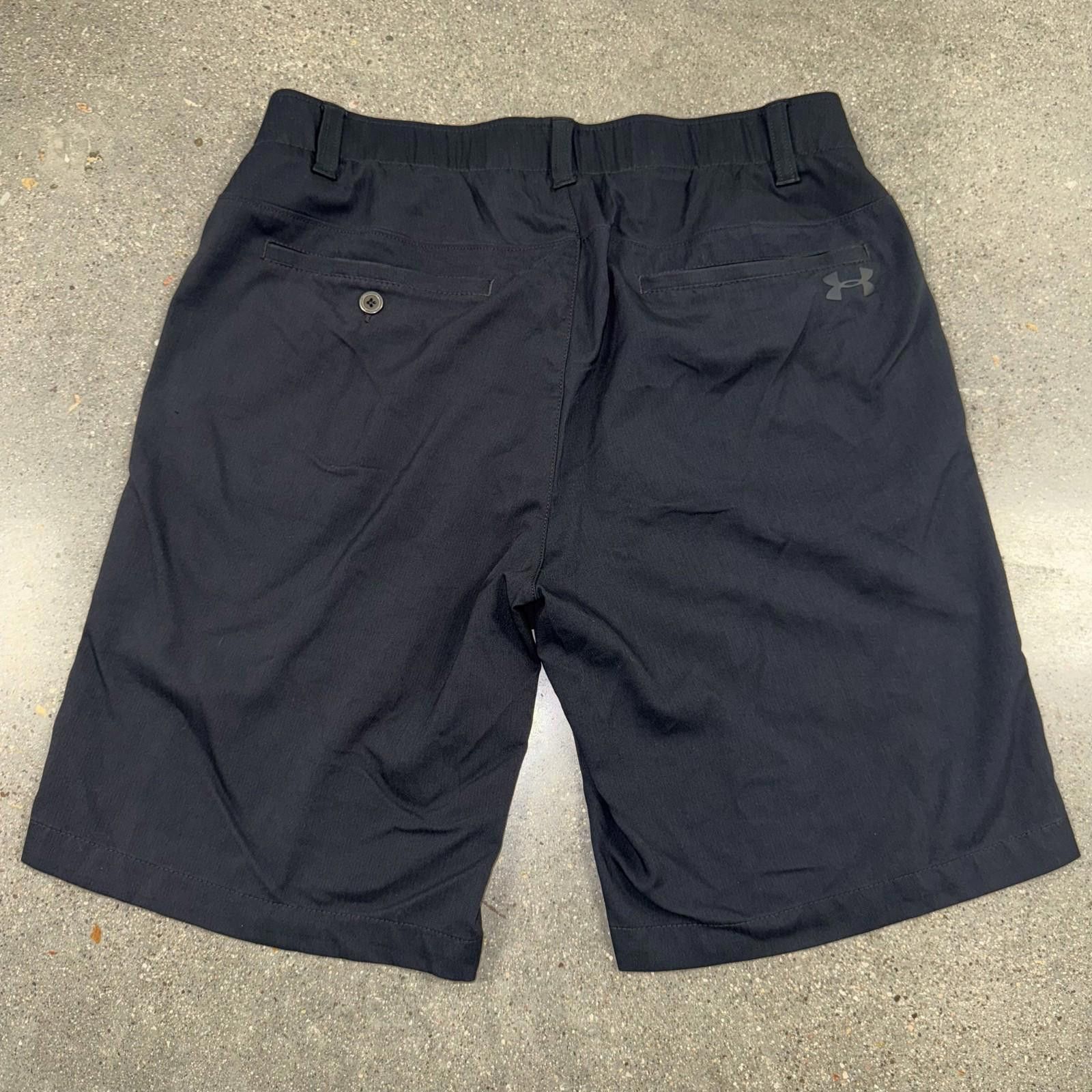 Under Armour Under Armour Shorts Mens 34 Black HeatGear Golf Chino Size US 34 / EU 50 - 7 Thumbnail